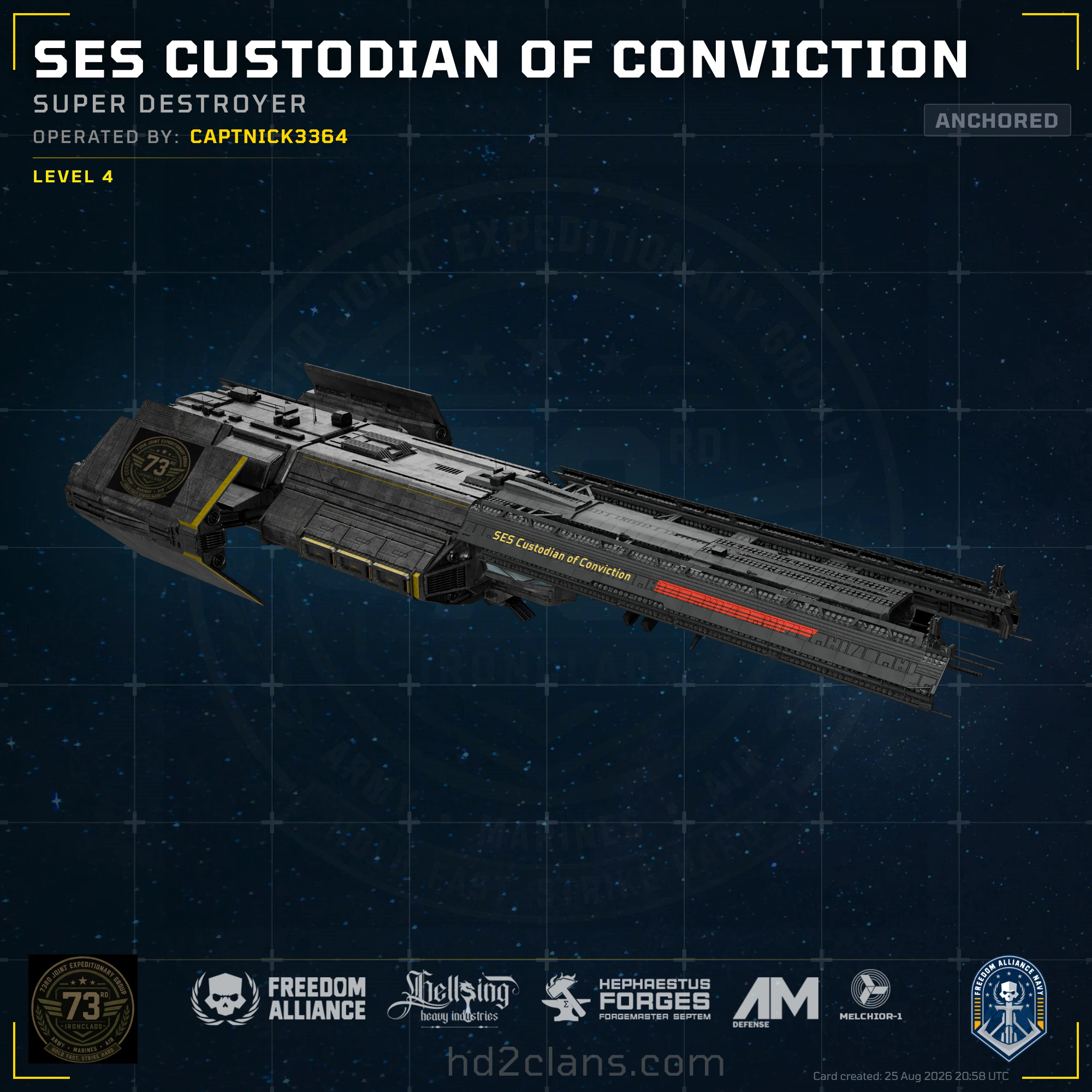SES Custodian of Conviction