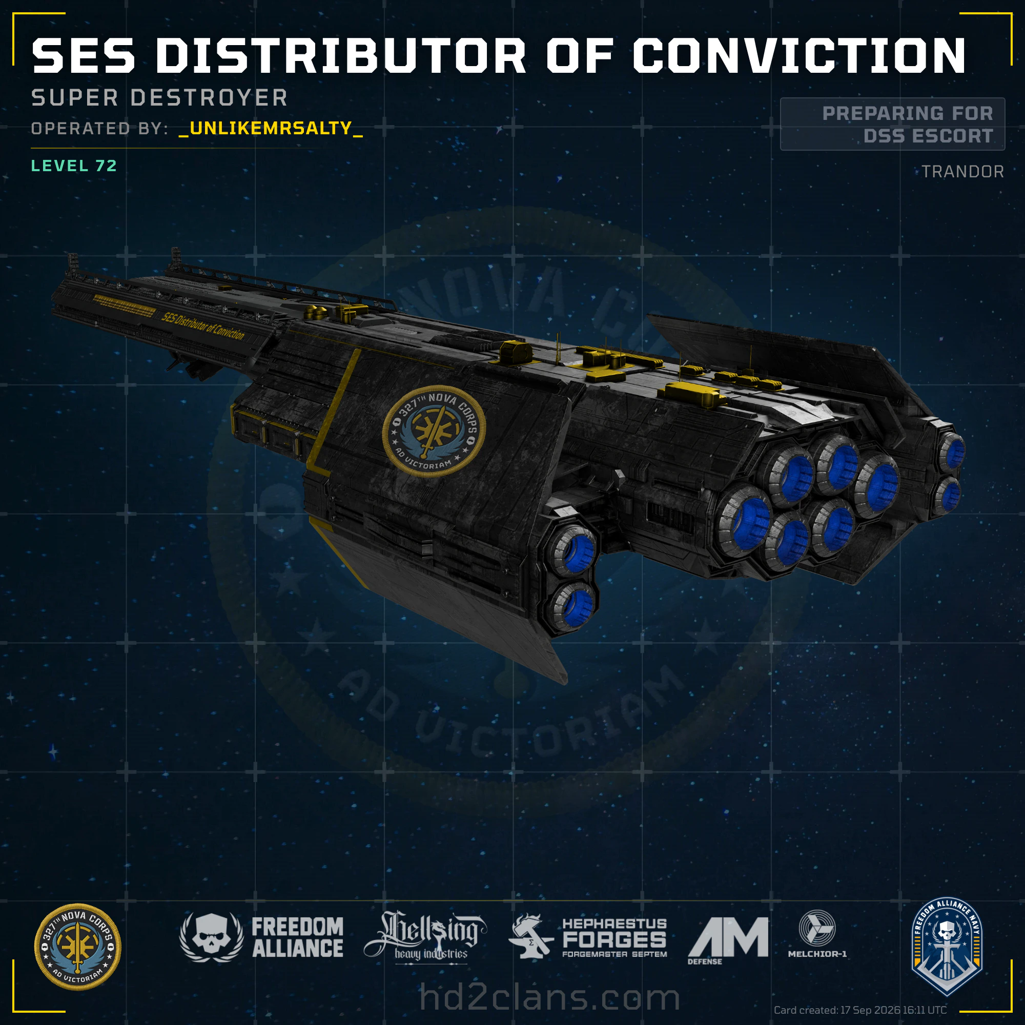 SES Distributor of Conviction