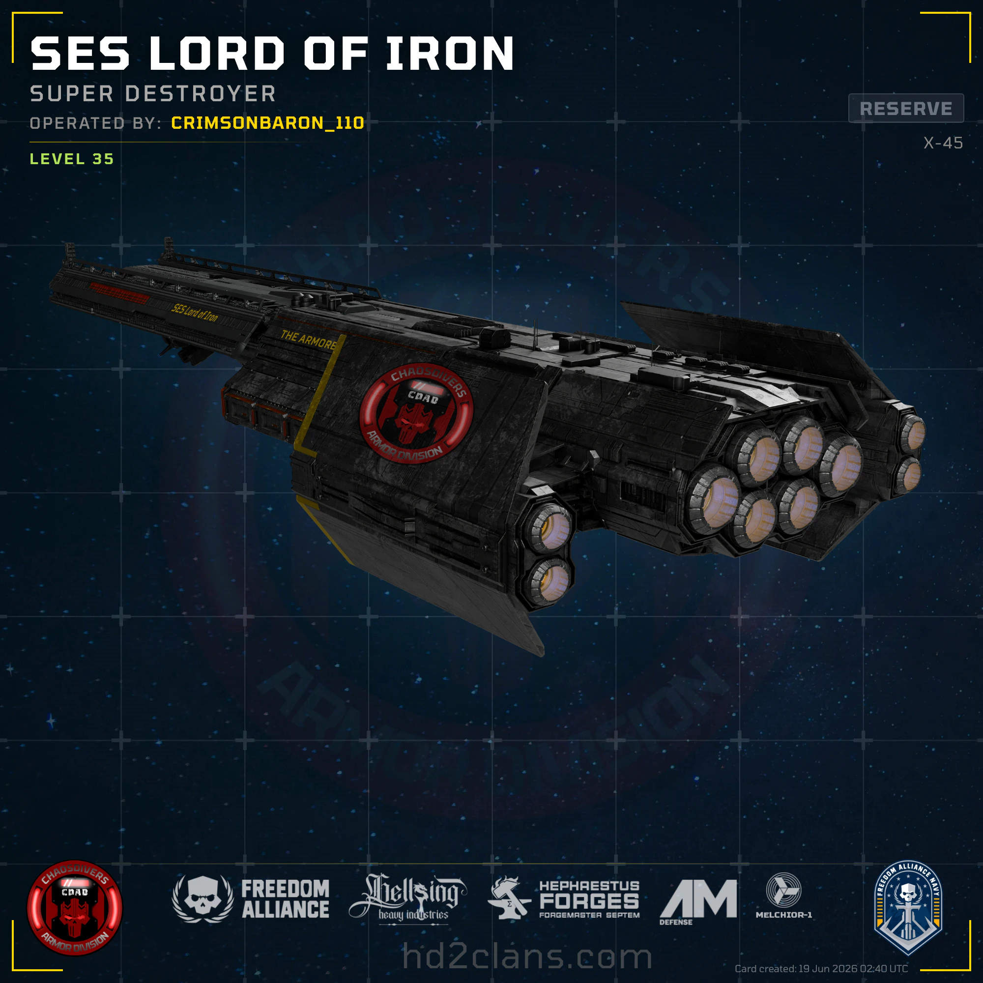 SES Lord of Iron