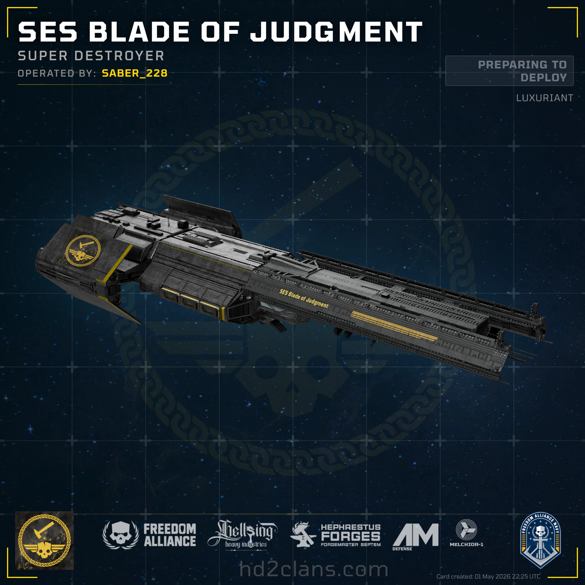 SES Blade of Judgment
