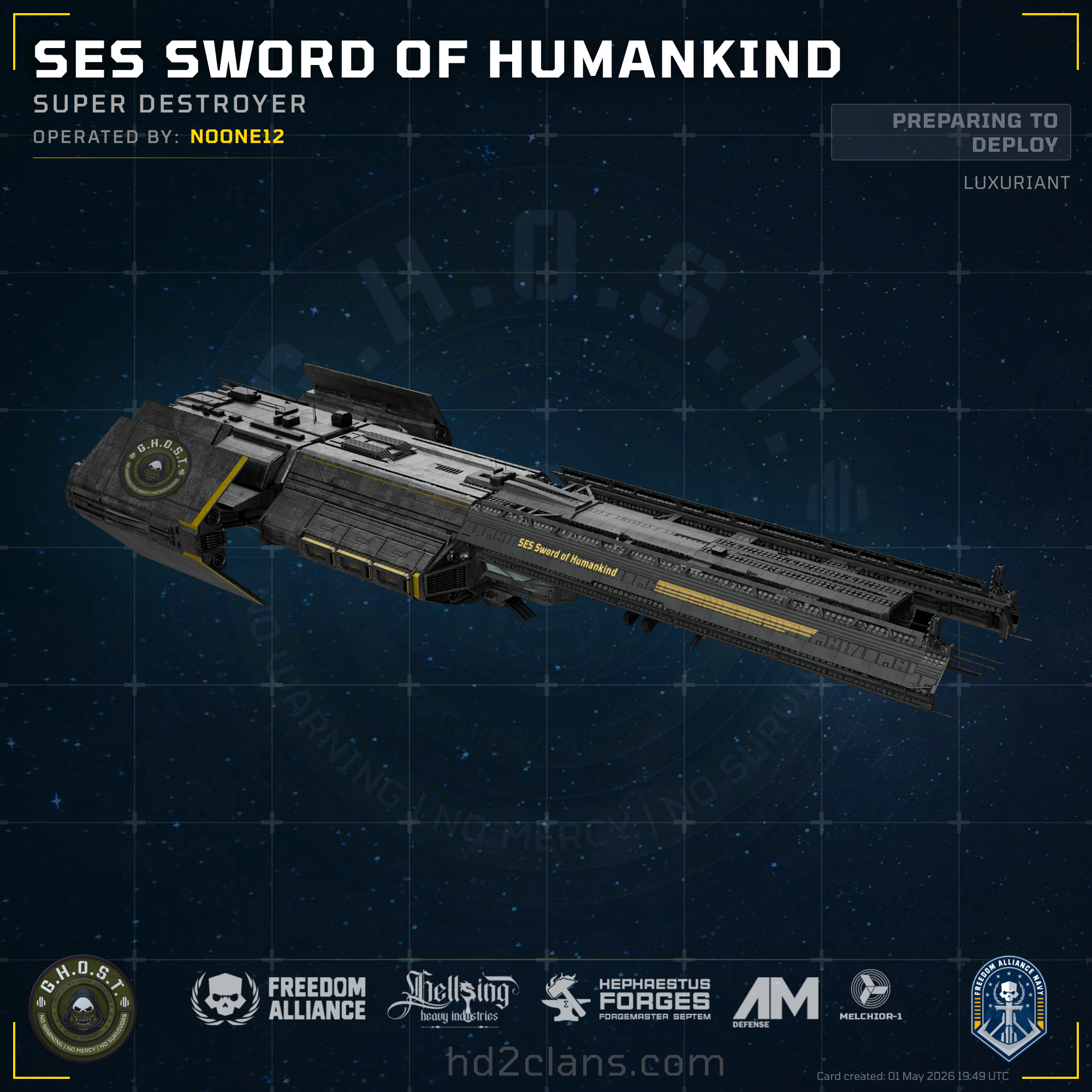 SES Sword of Humankind