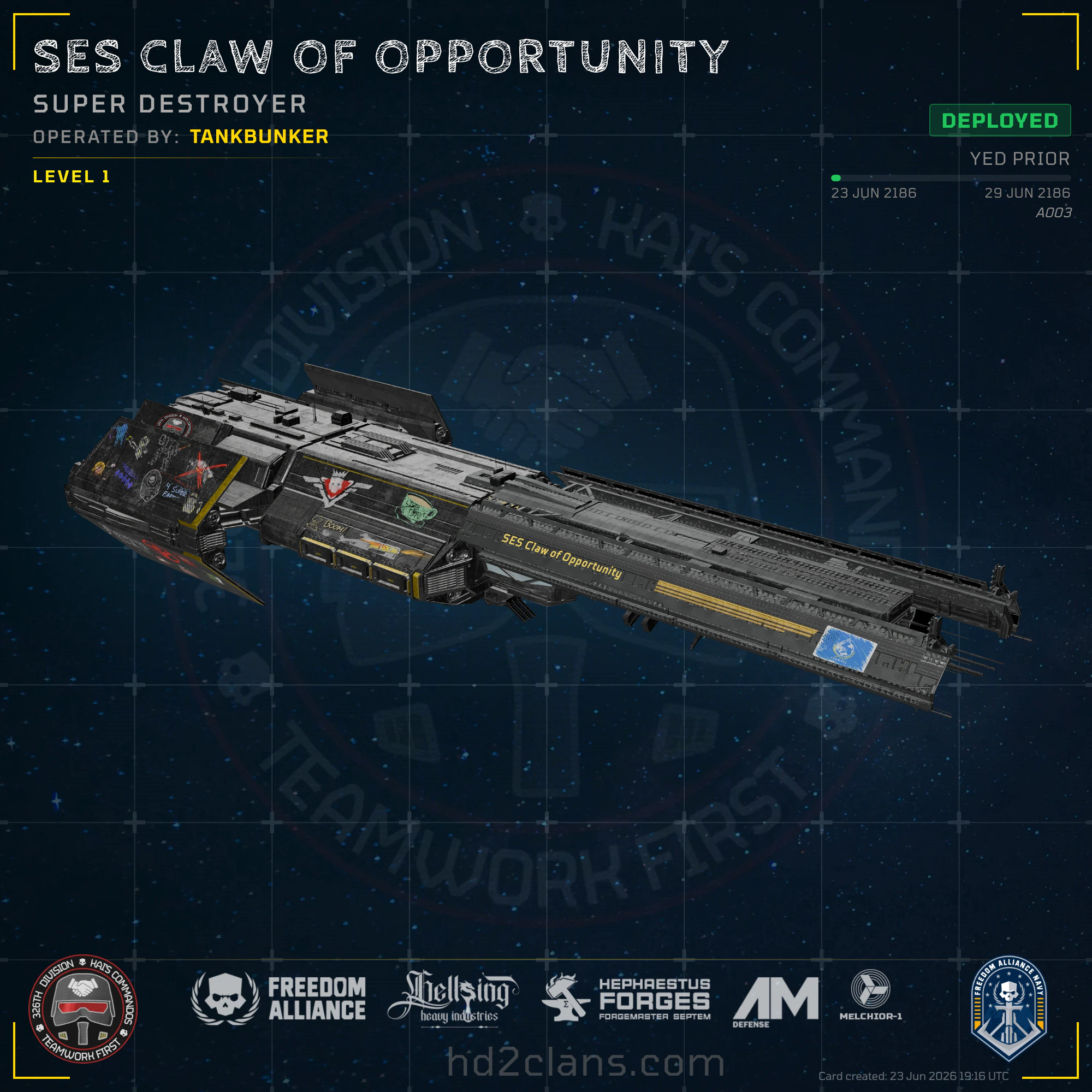 SES Claw of Opportunity