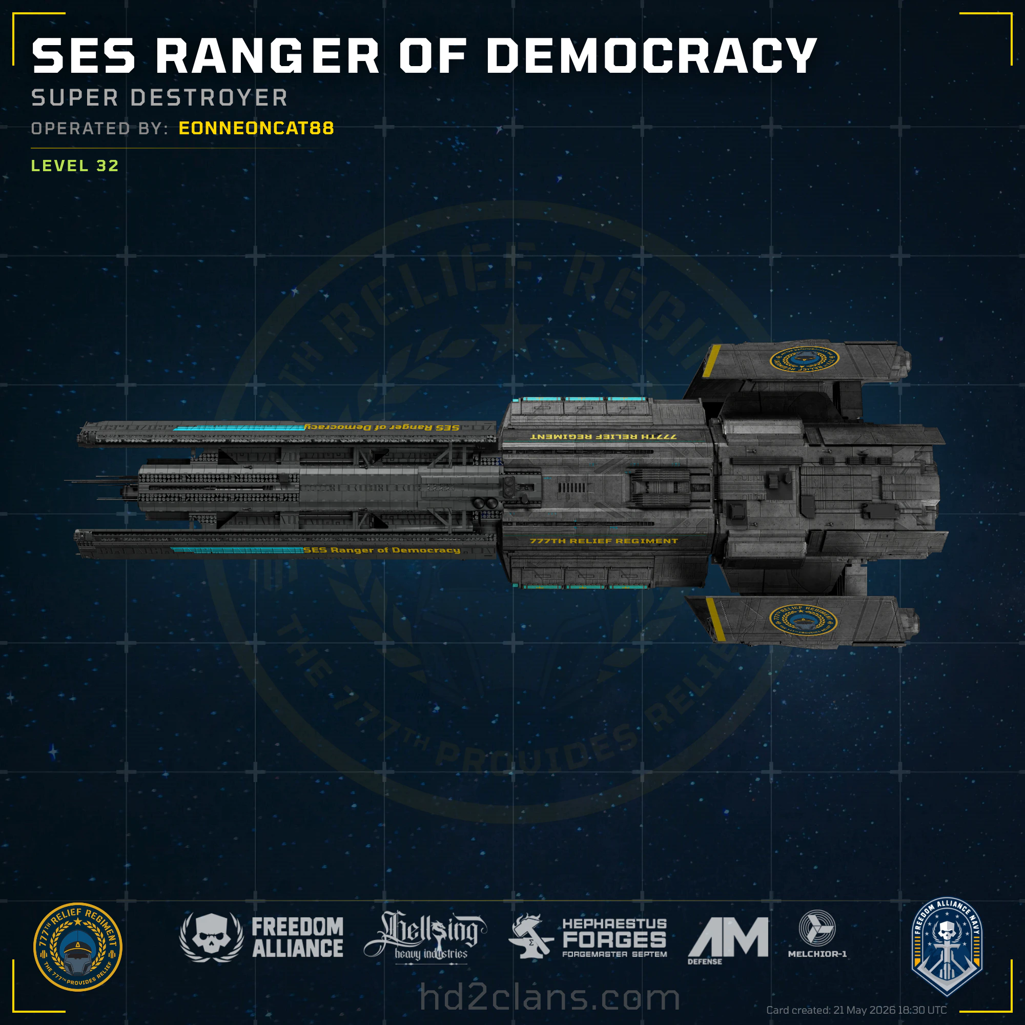 SES Ranger of Democracy