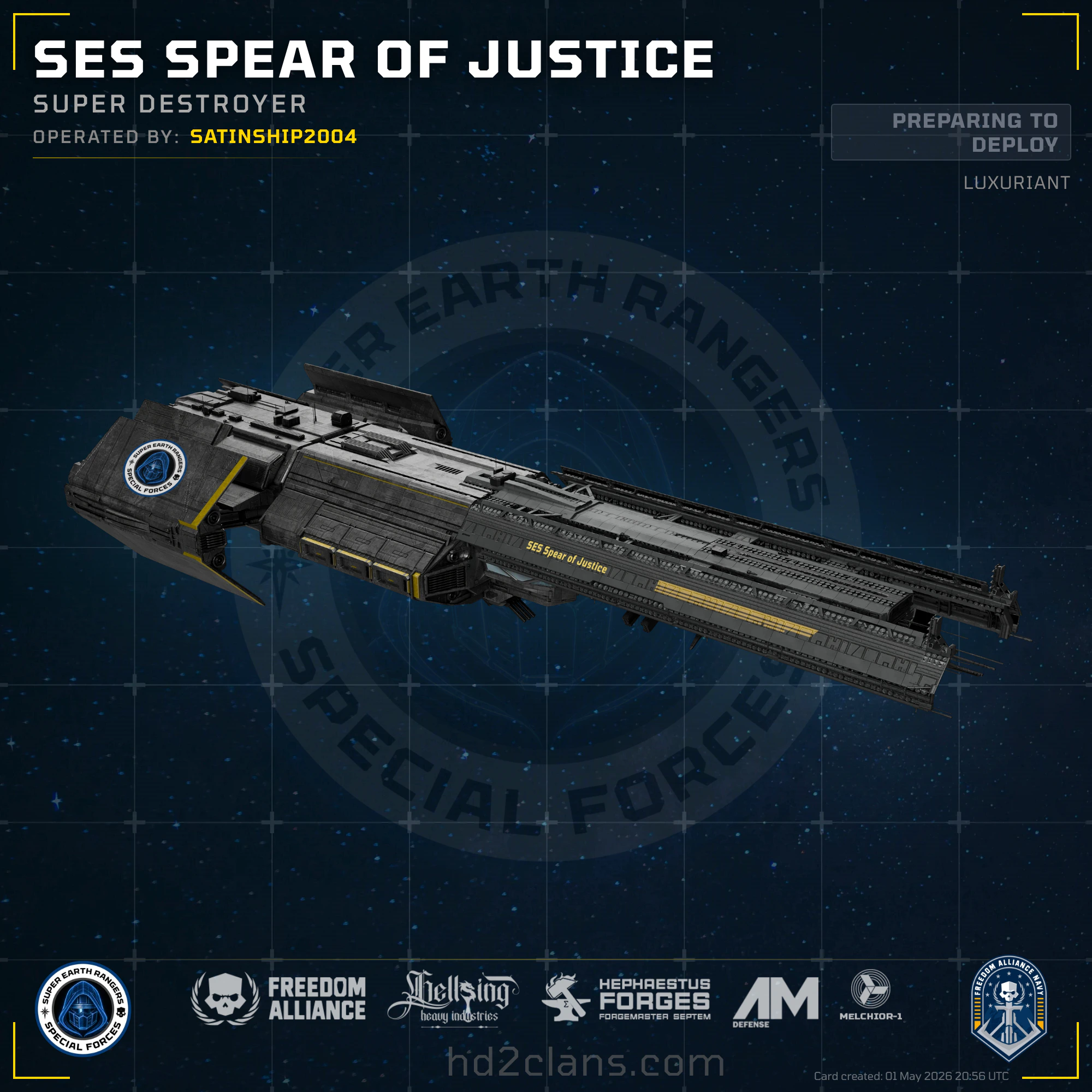 SES Spear of Justice