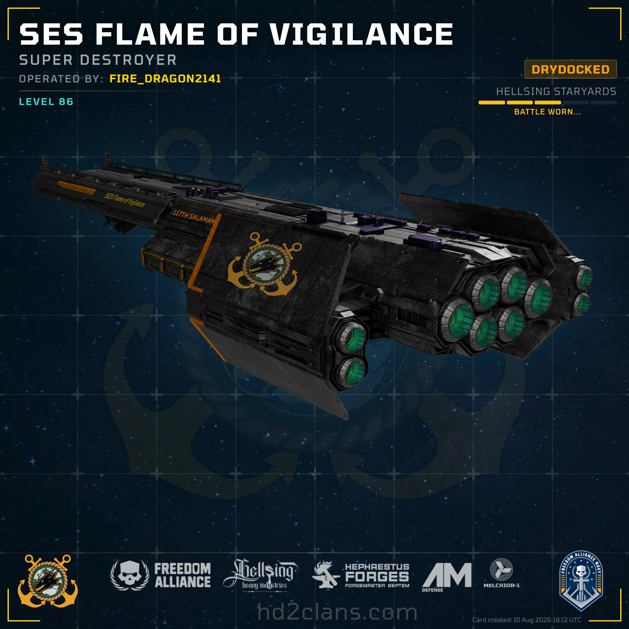 SES Flame of Vigilance
