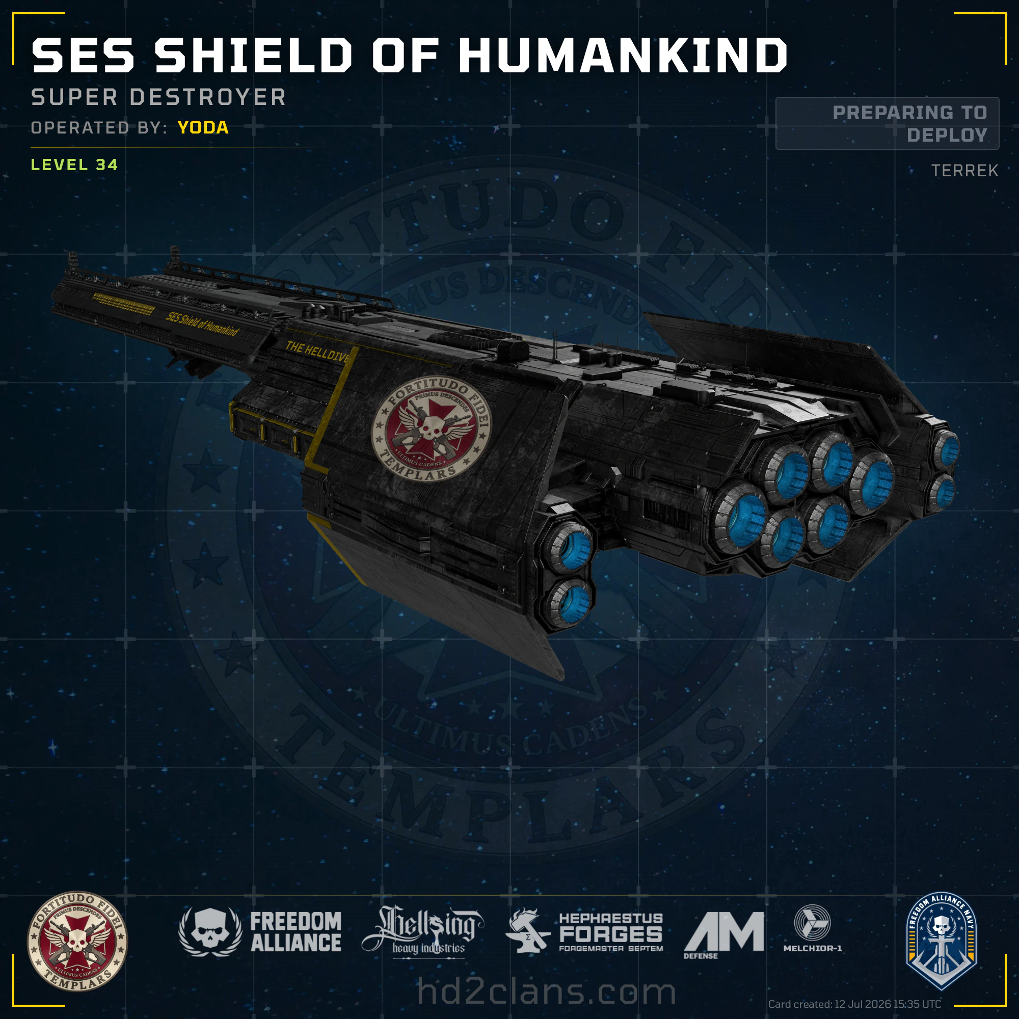 SES Shield of Humankind