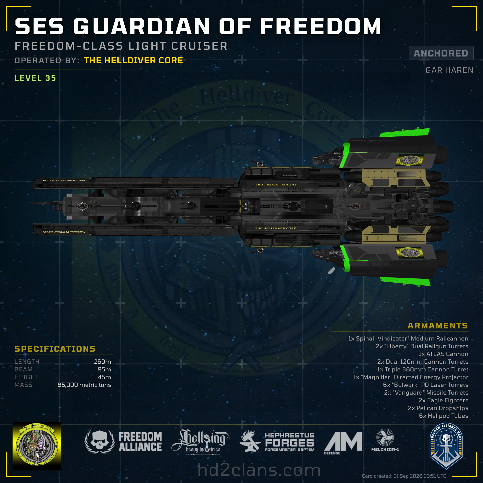 SES GUARDIAN OF FREEDOM