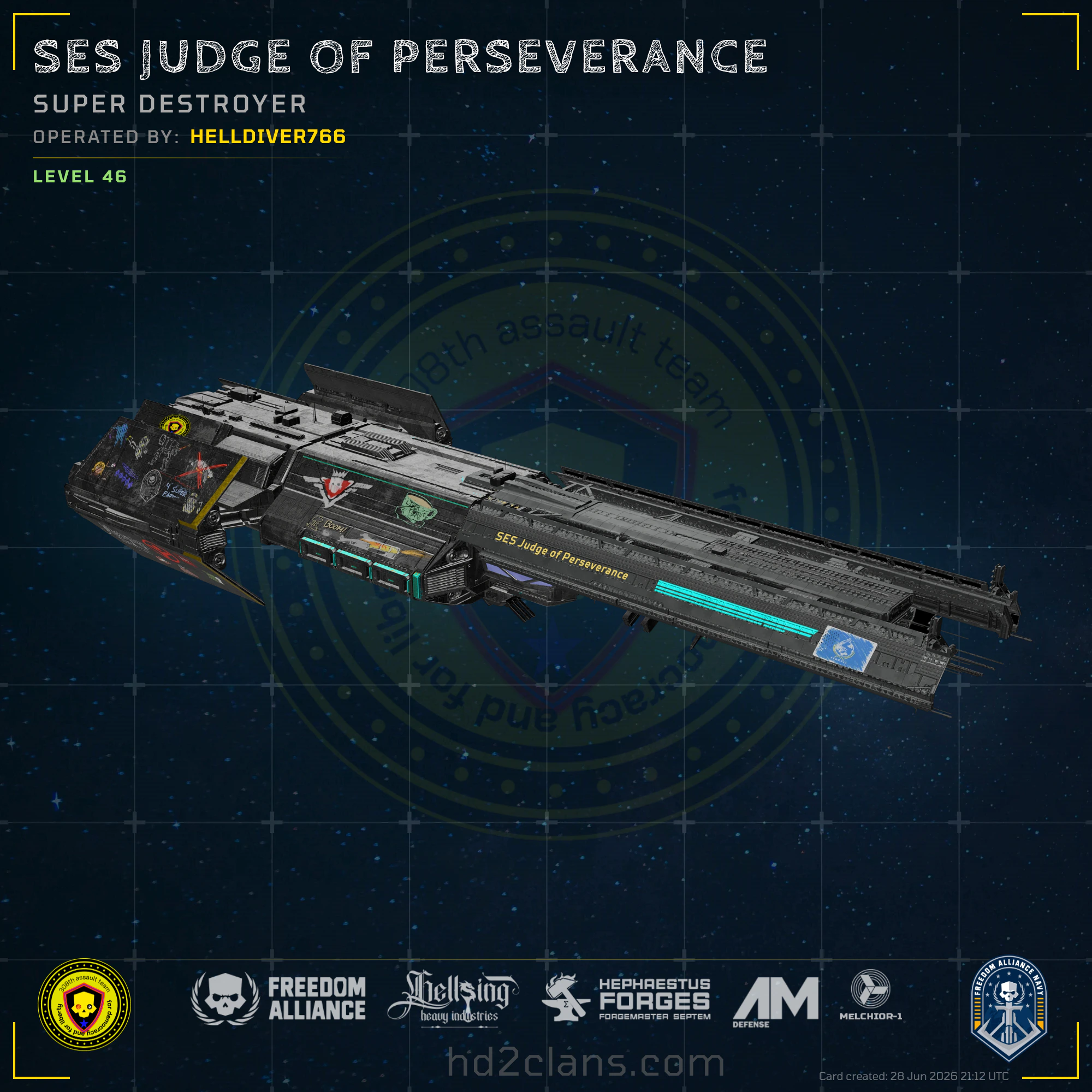 SES Judge of Perseverance