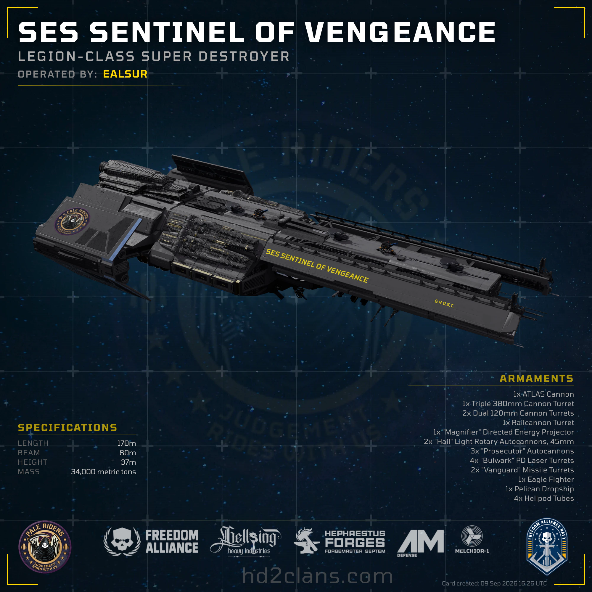 SES Sentinel of Vengeance