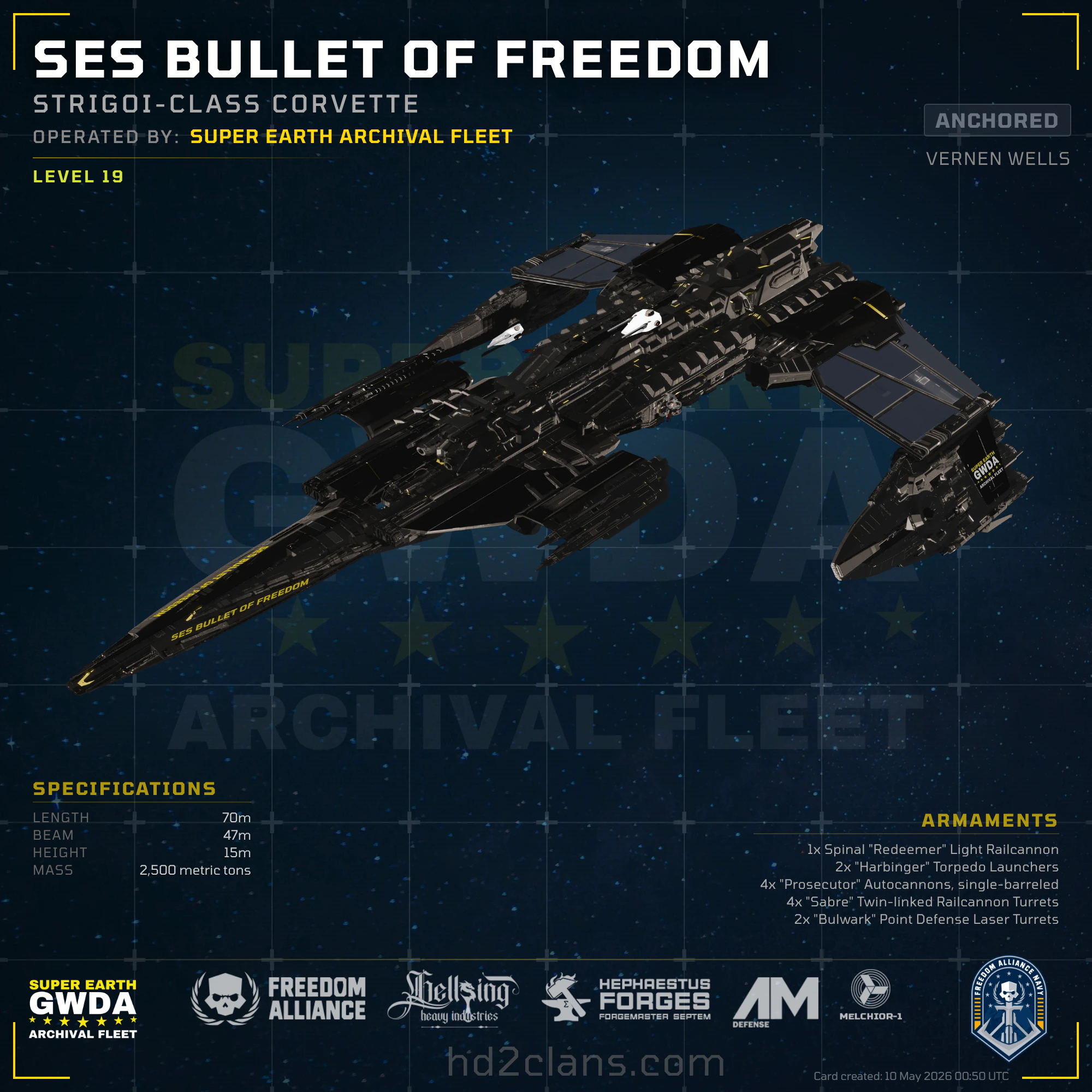 SES Bullet of Freedom