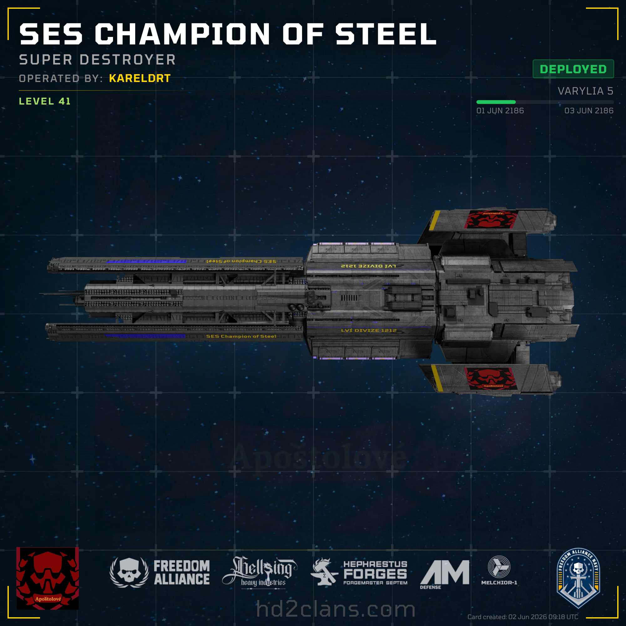 SES Champion of Steel
