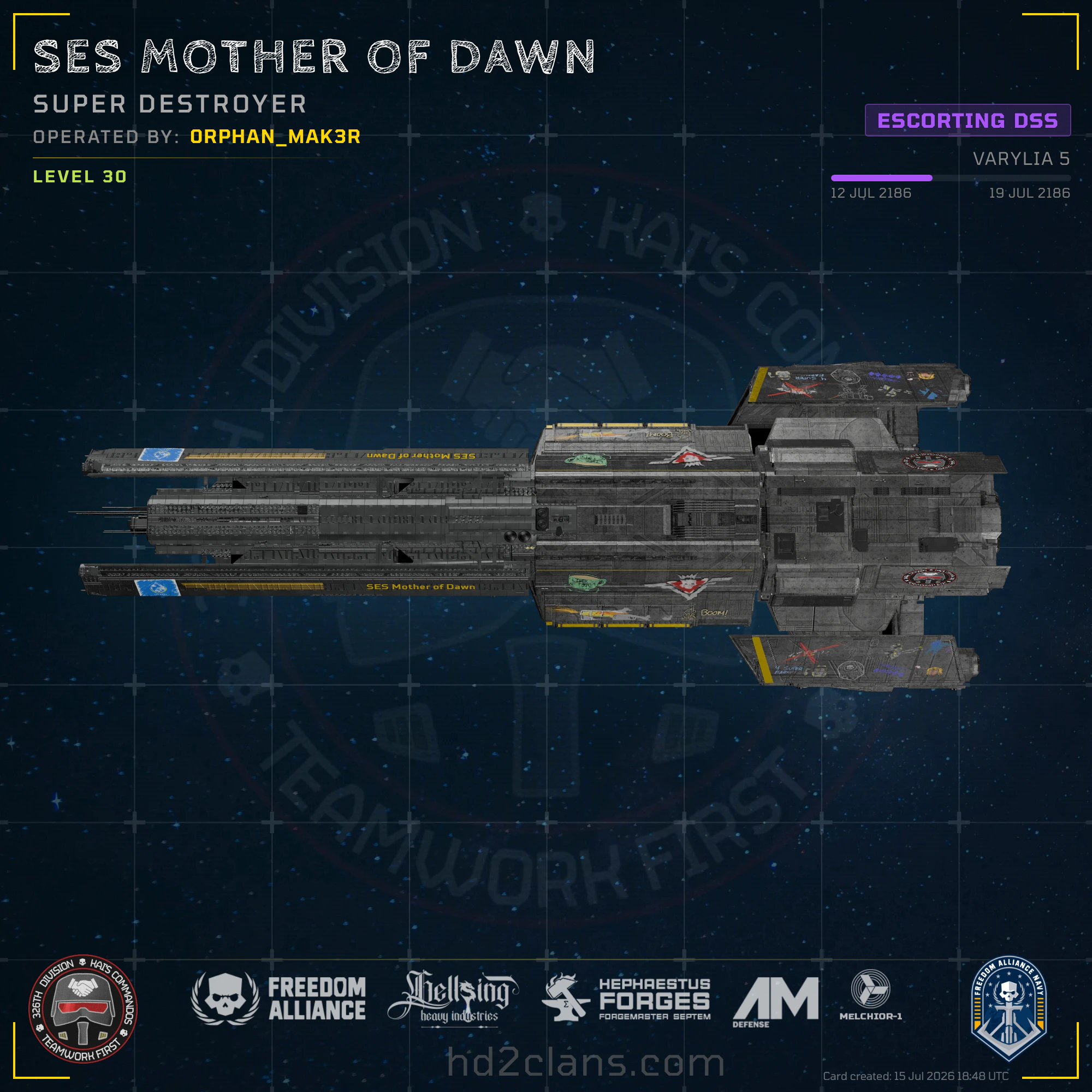 SES Mother of Dawn