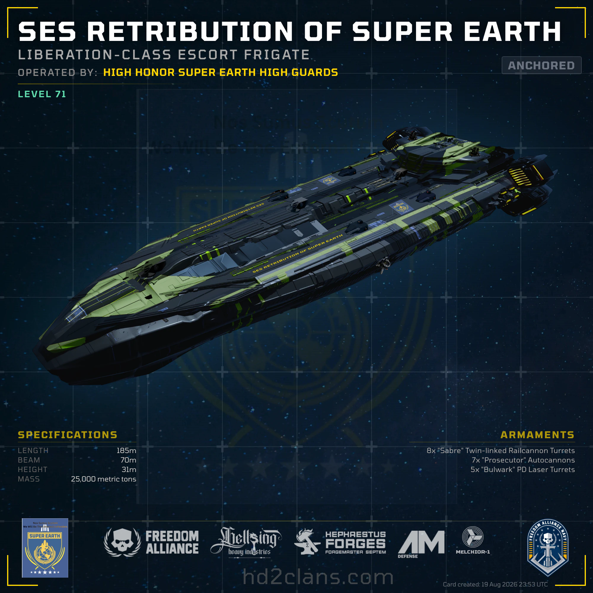 SES Retribution of Super Earth
