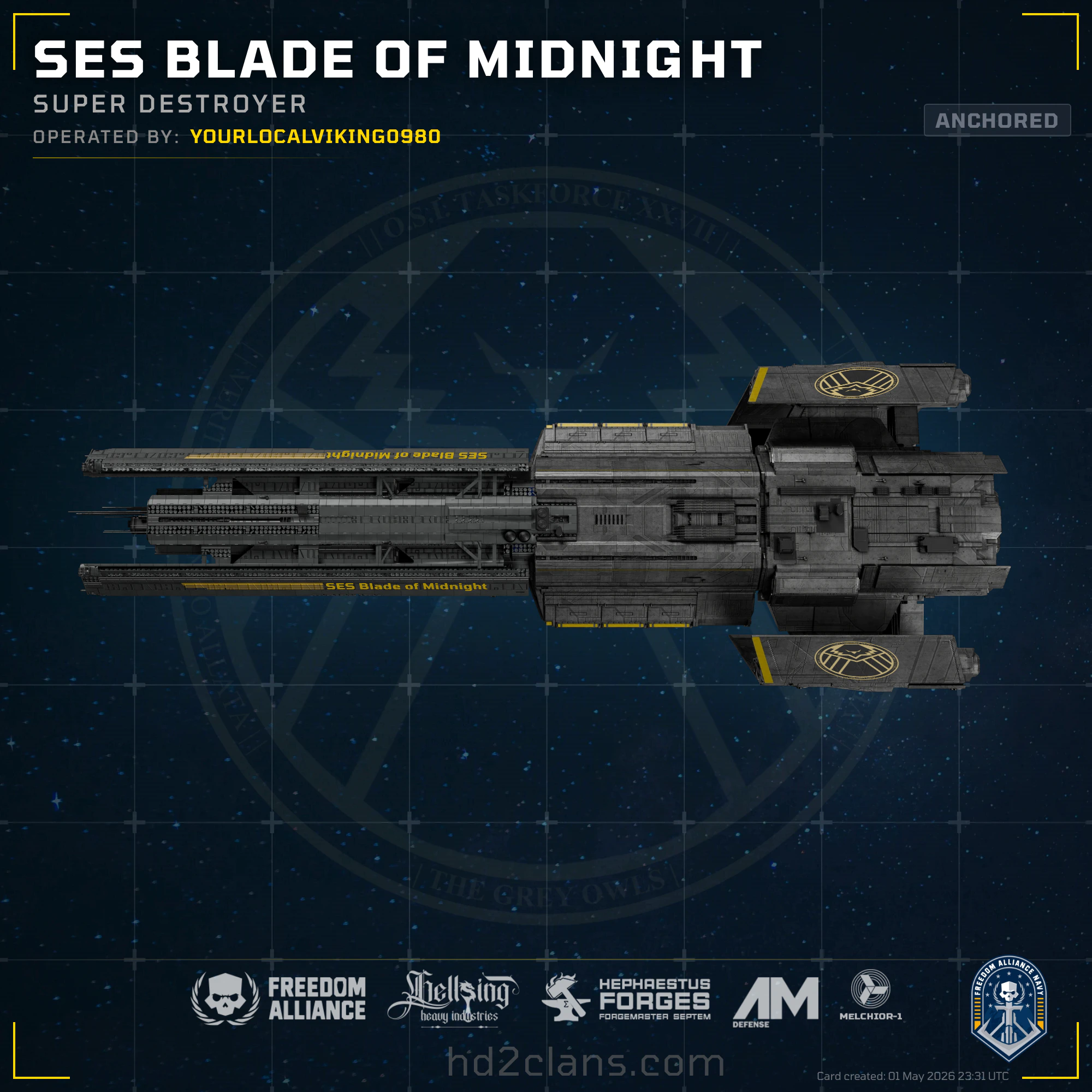 SES Blade of Midnight