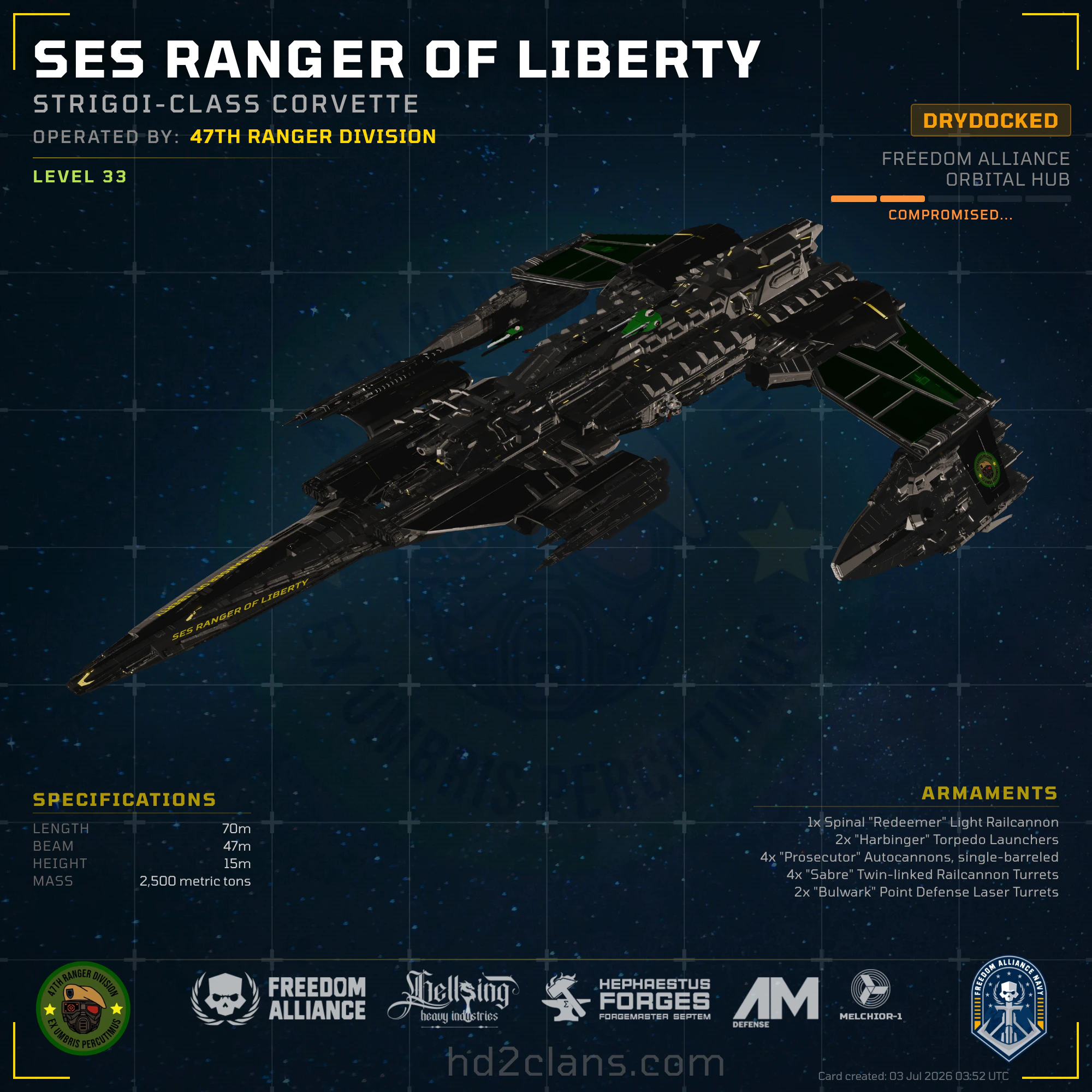 SES Ranger Of Liberty