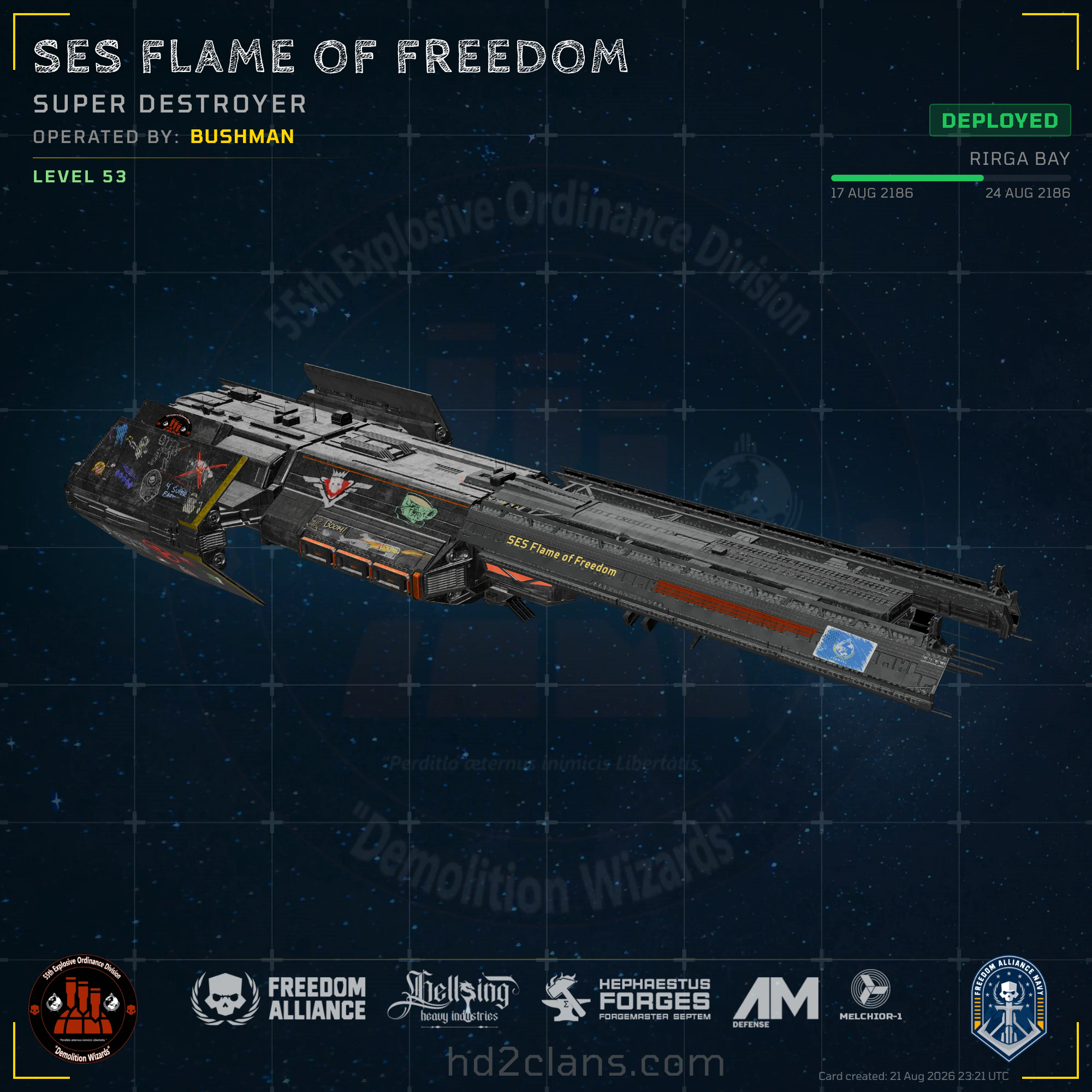 SES Flame of Freedom