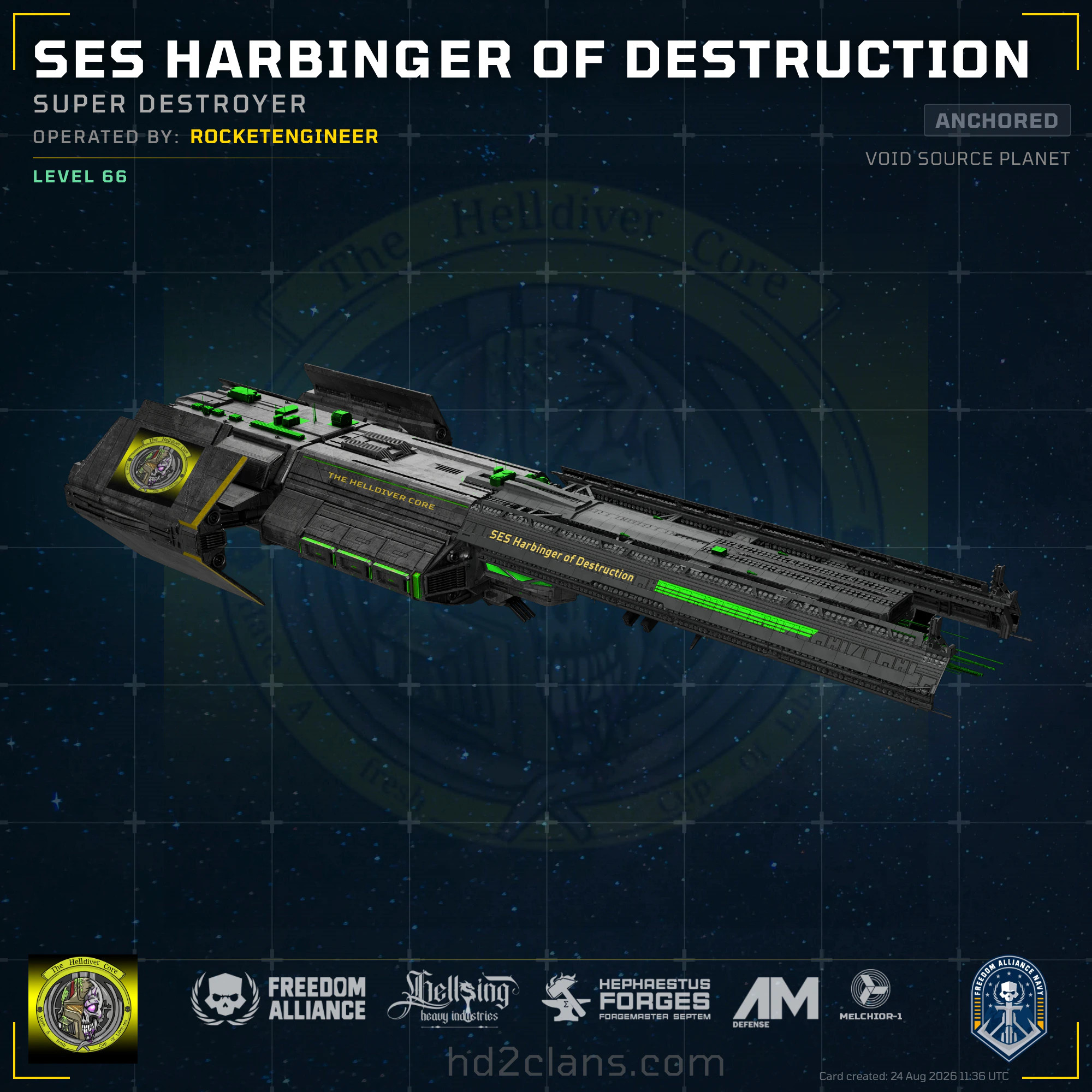 SES Harbinger of Destruction