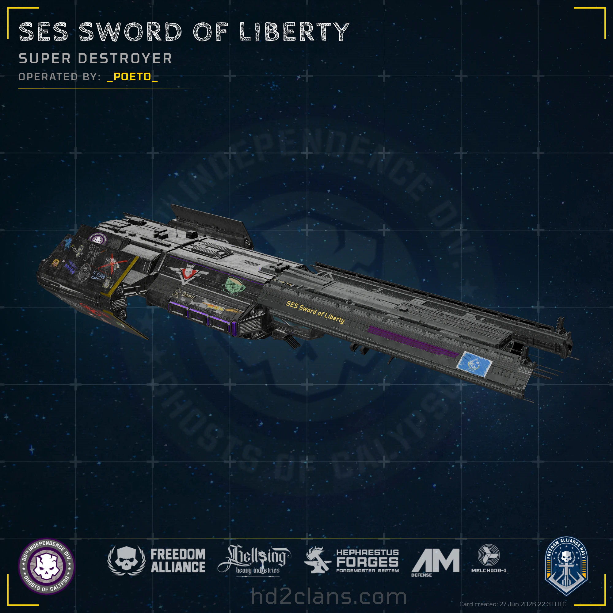 SES Sword of Liberty