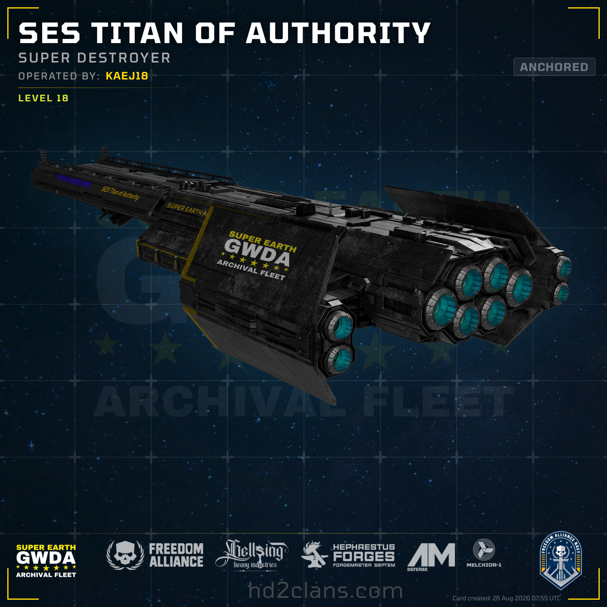 SES Titan of Authority