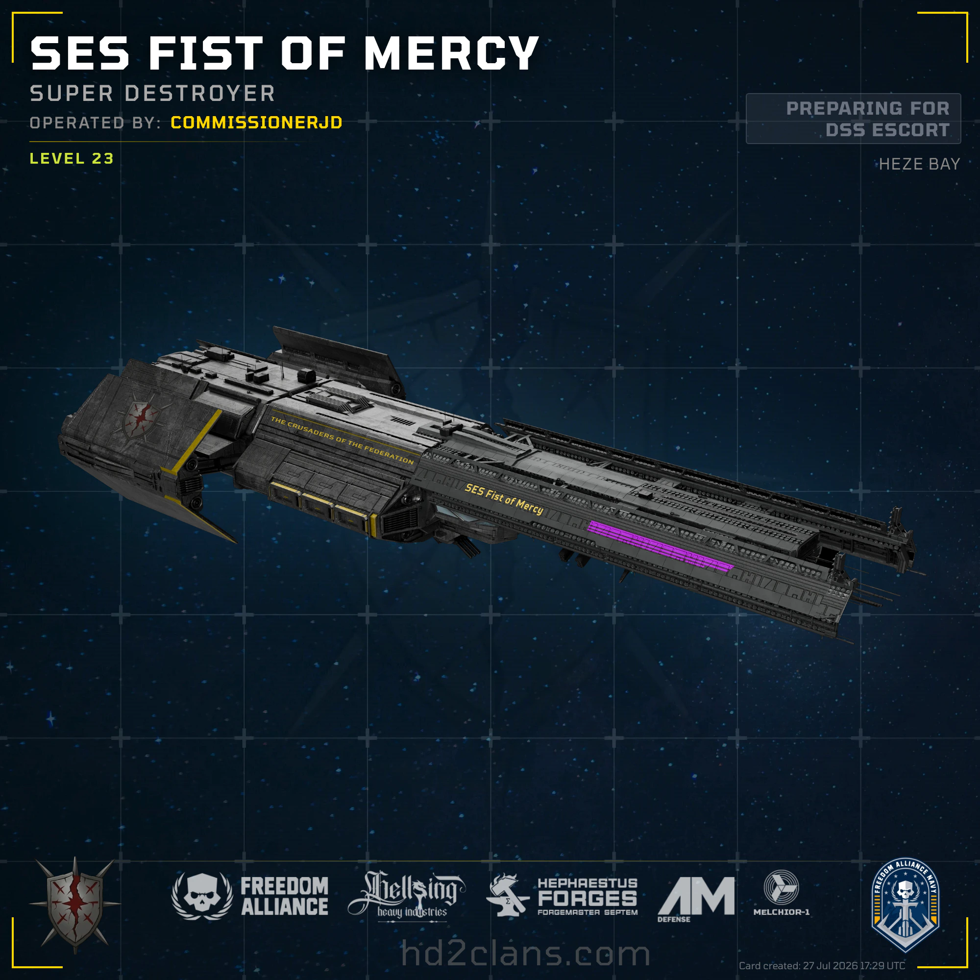 SES Fist of Mercy