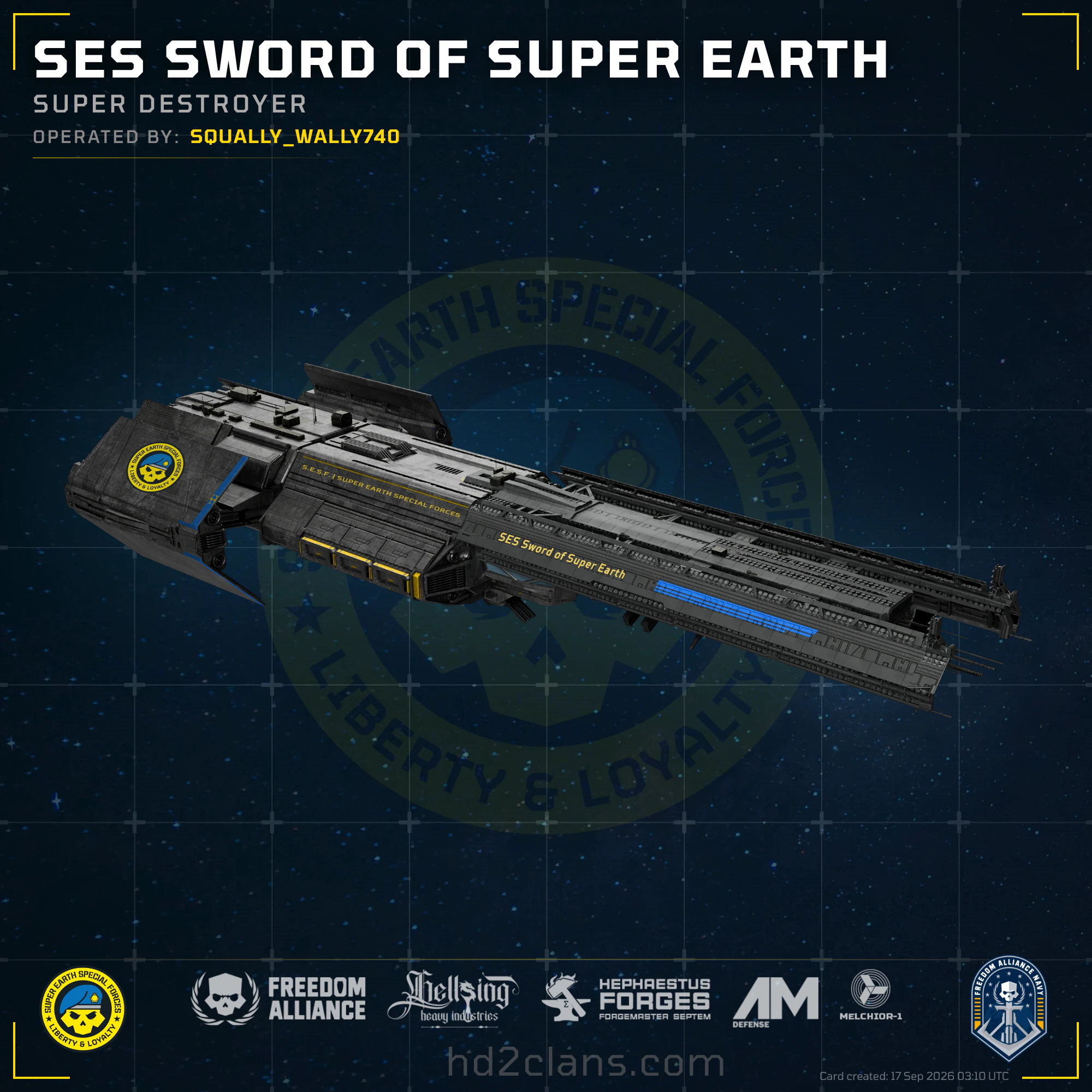SES Sword of Super Earth