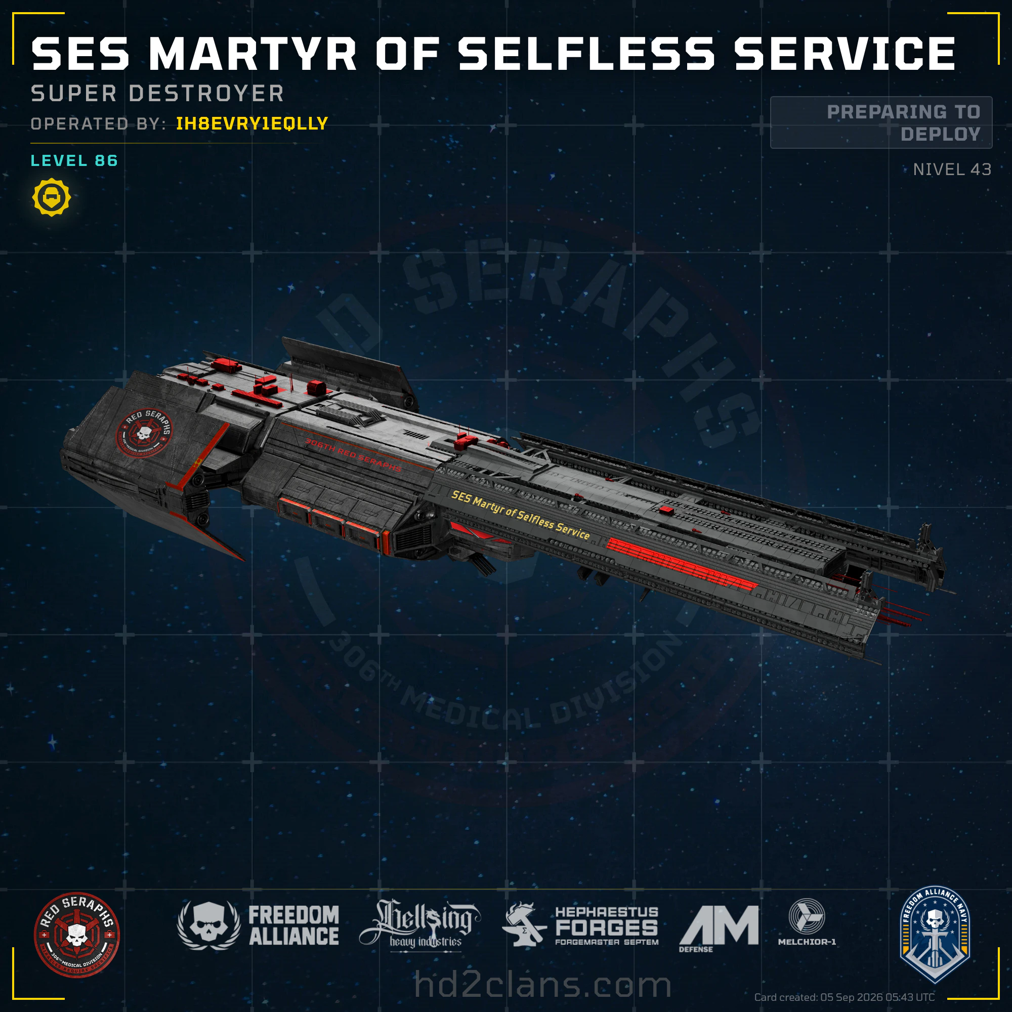 SES Martyr of Selfless Service
