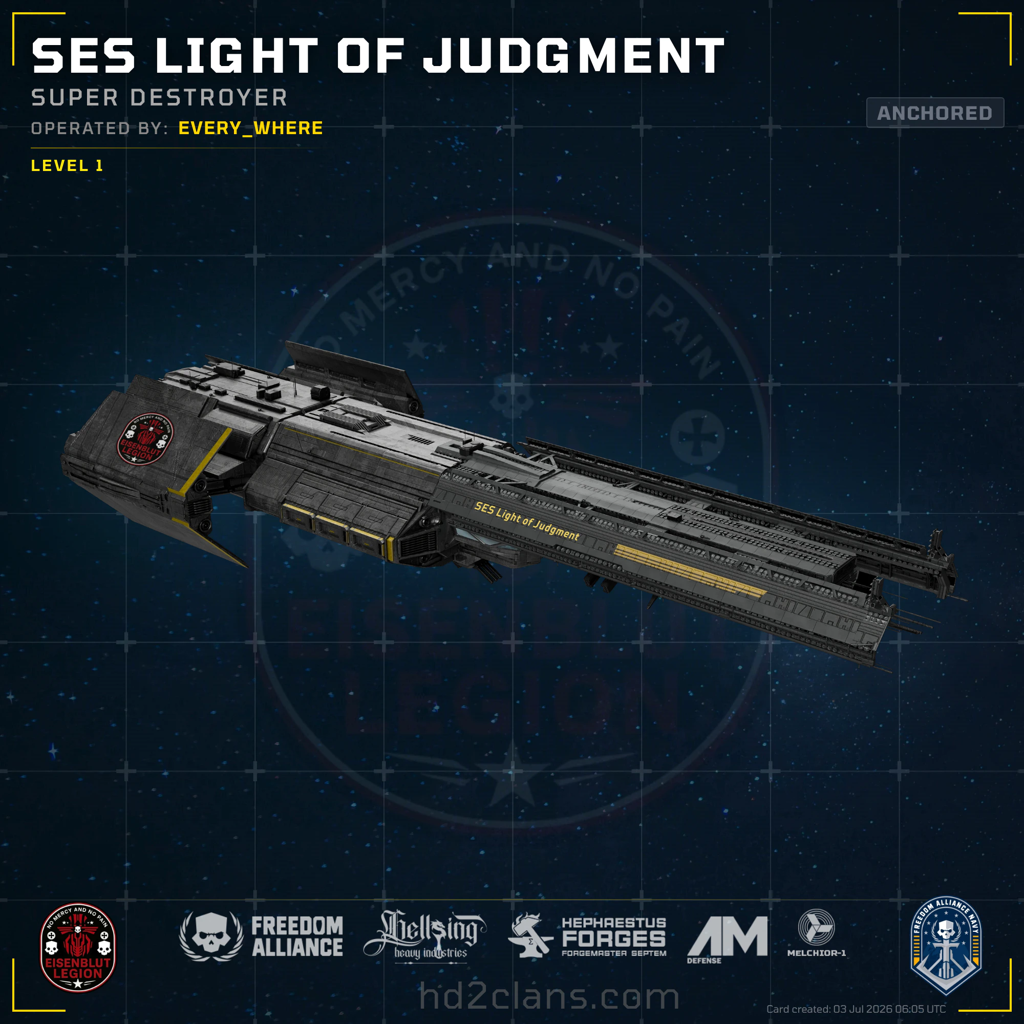 SES Light of Judgment
