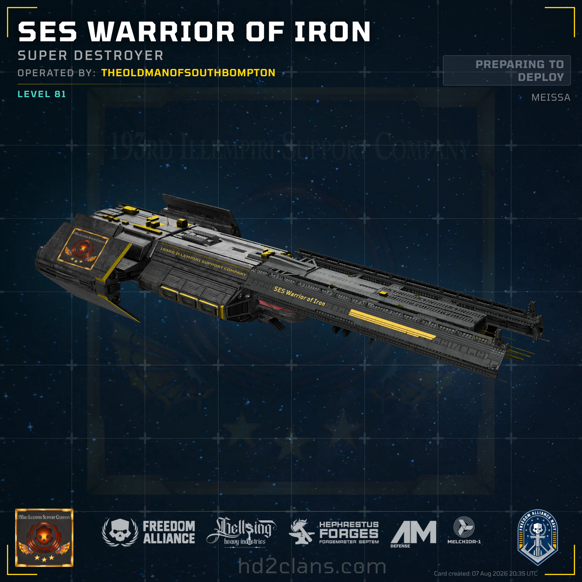 SES Warrior of Iron