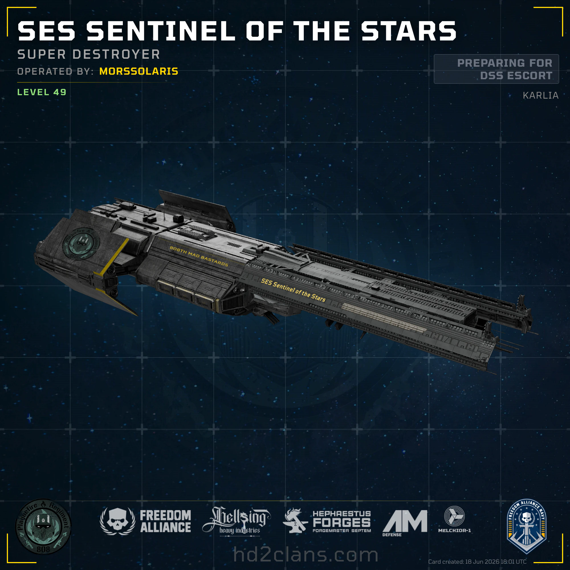 SES Sentinel of the Stars