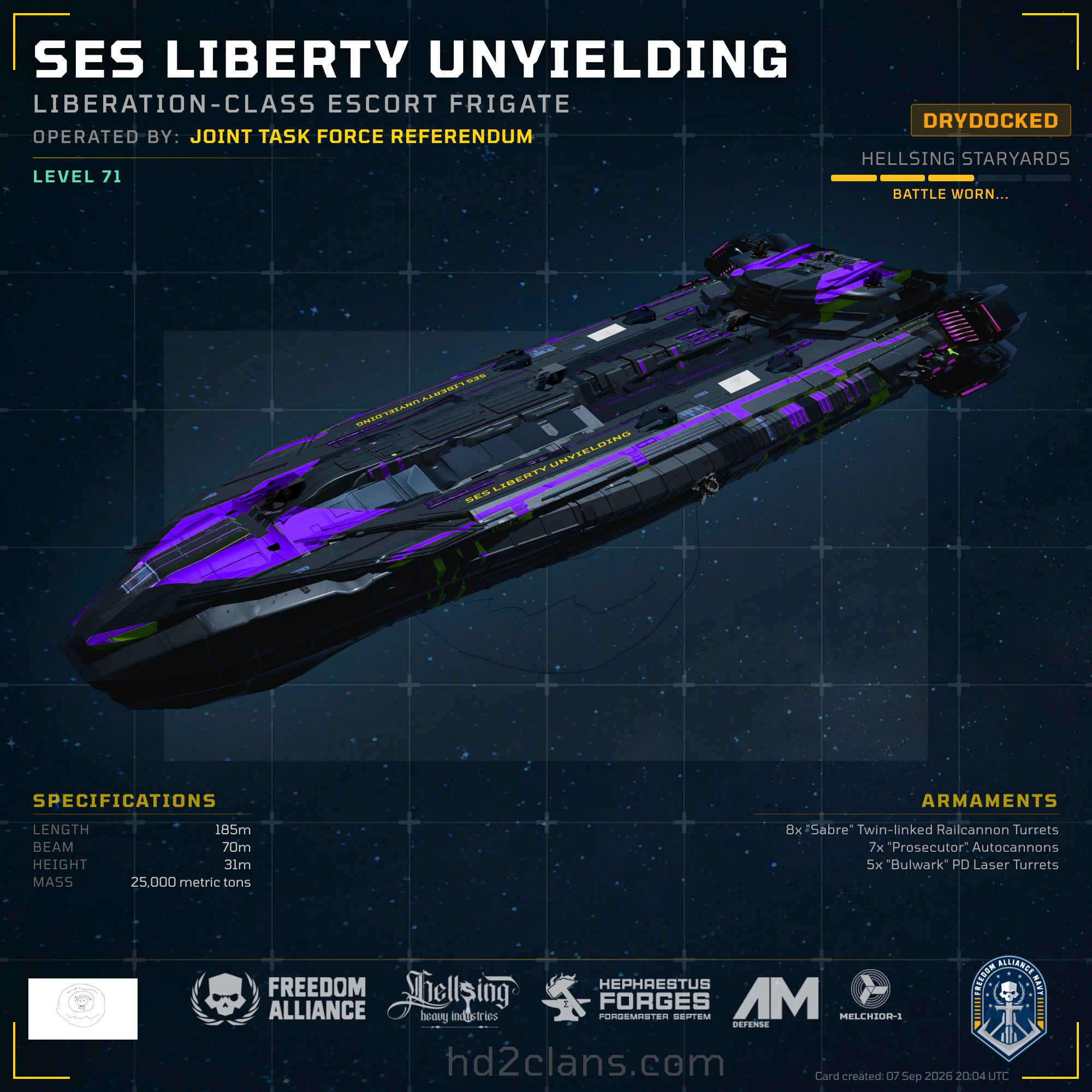 SES Liberty Unyielding