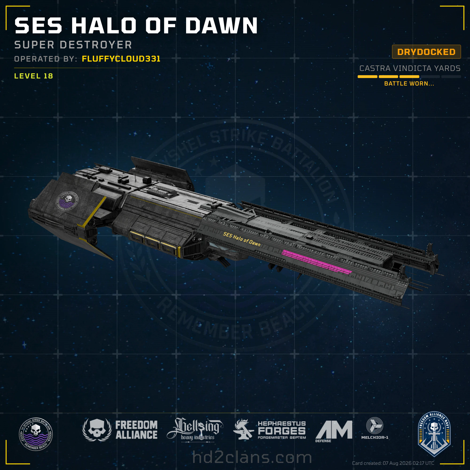 SES Halo of Dawn