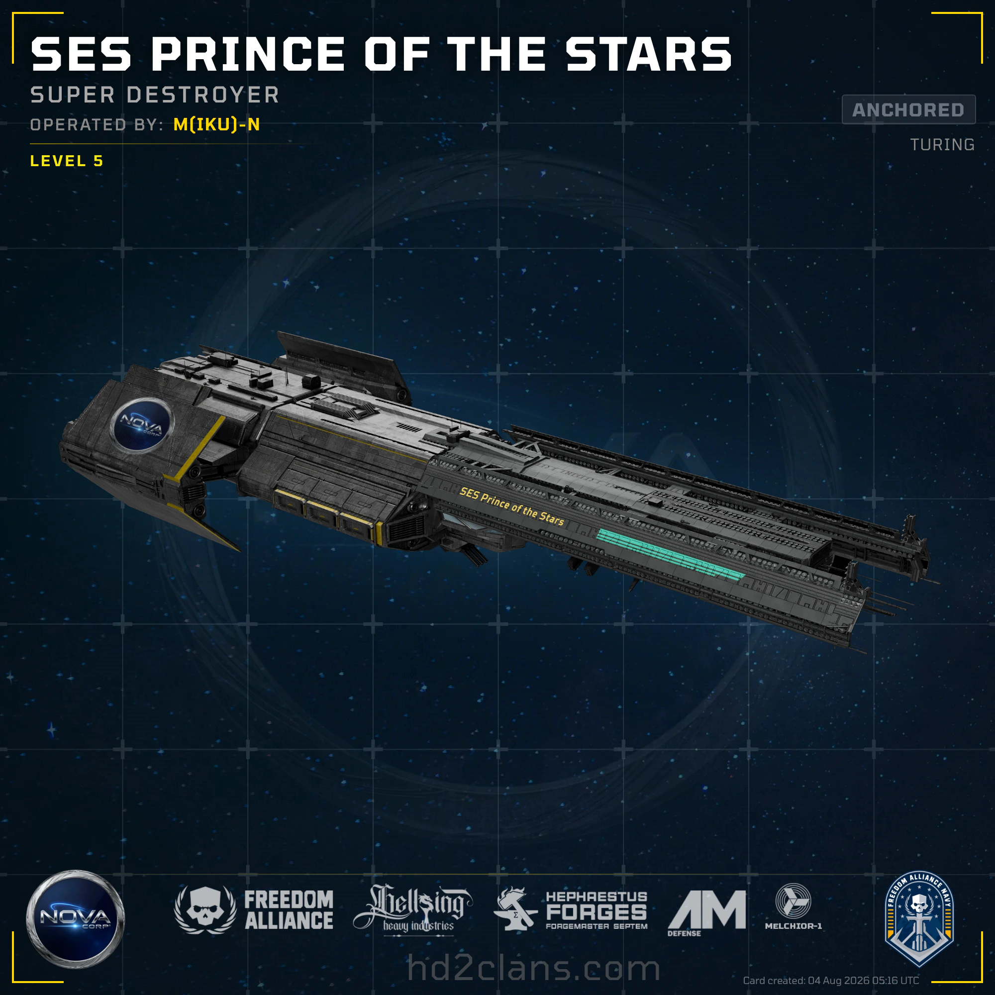 SES Prince of the Stars