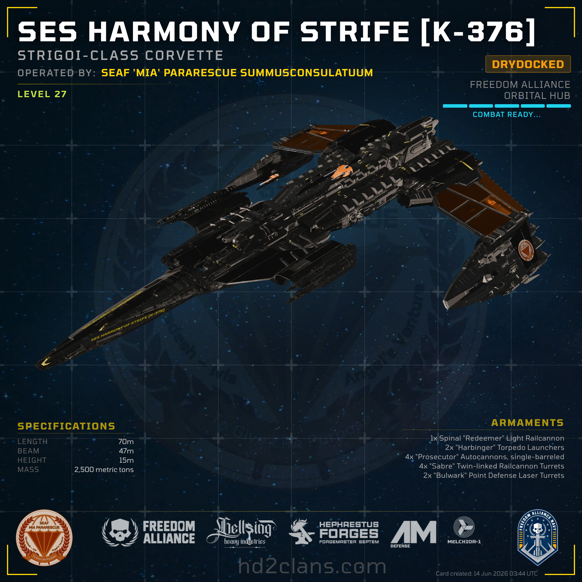 SES Harmony of Strife [K-376]