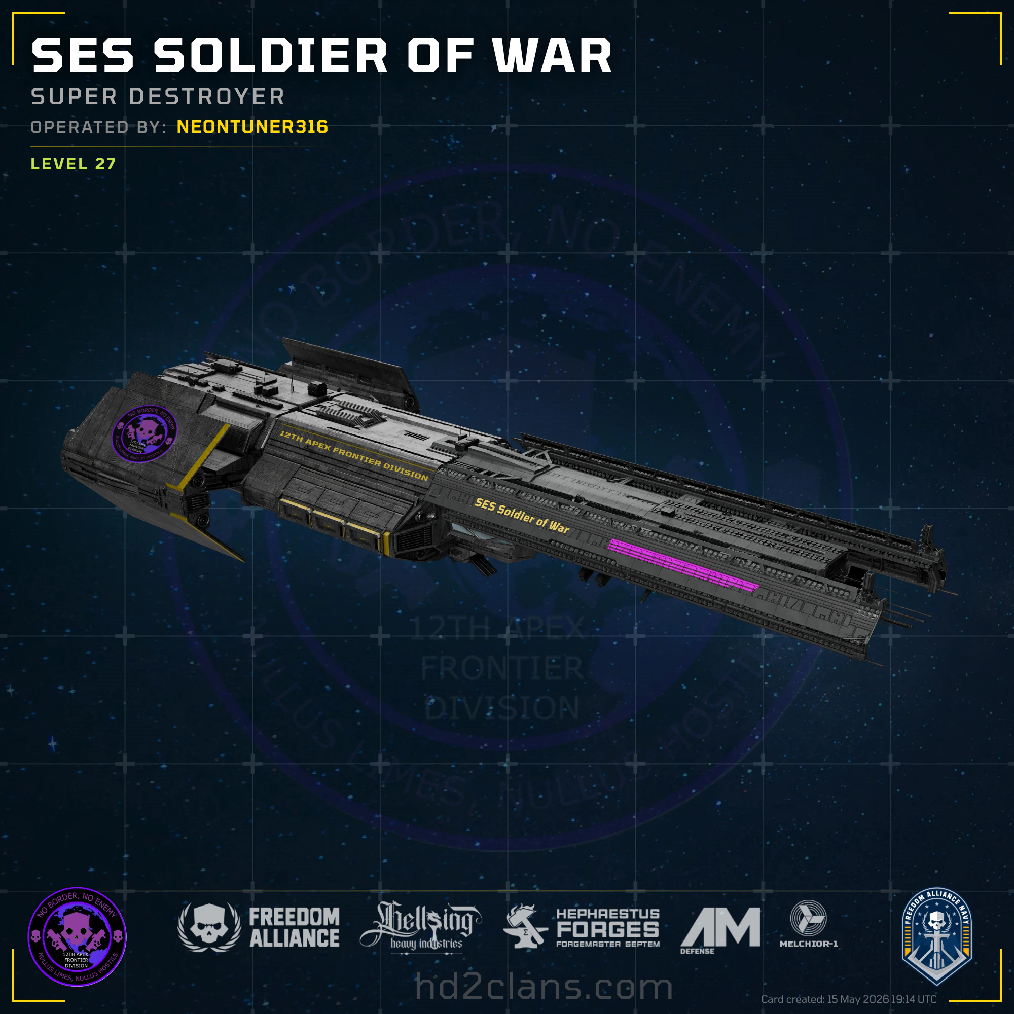 SES Soldier of War