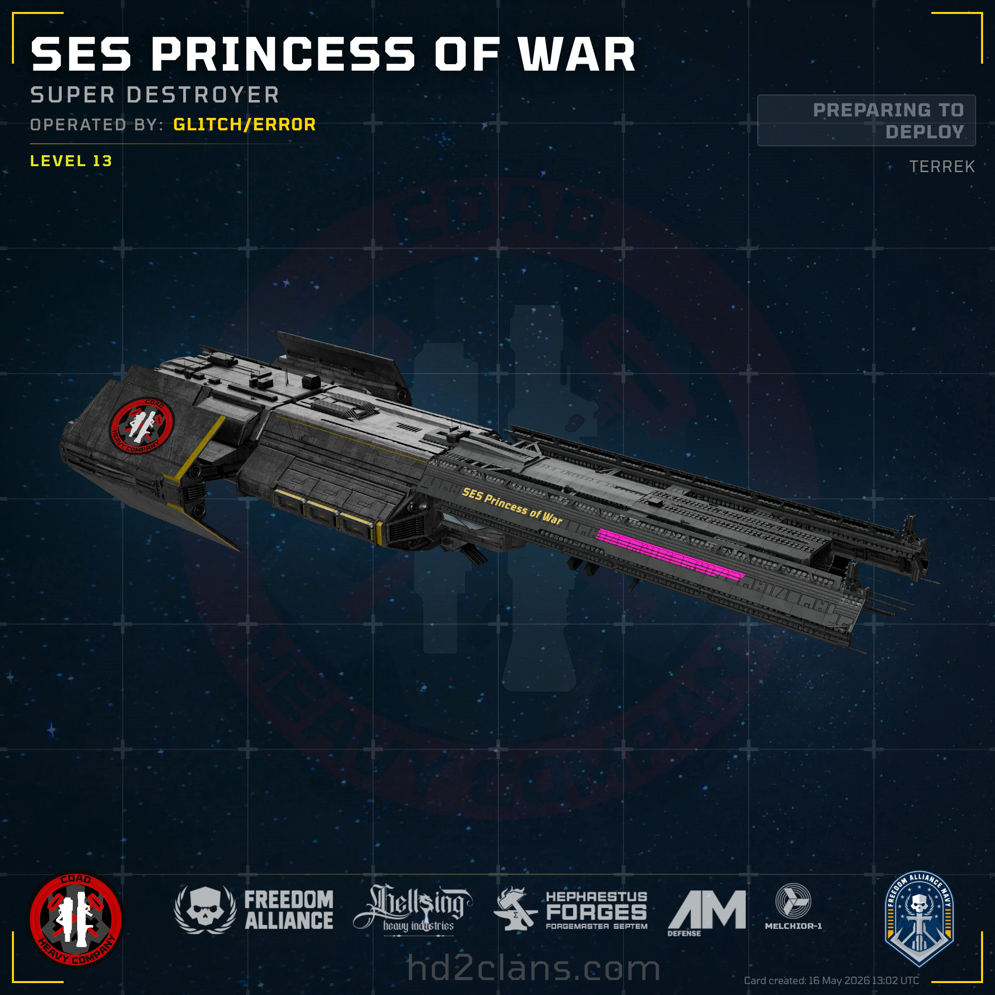 SES Princess of War