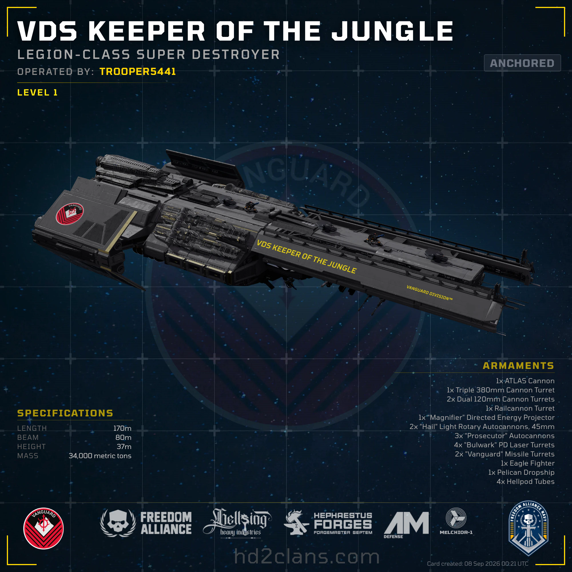 VDS Keeper of the Jungle