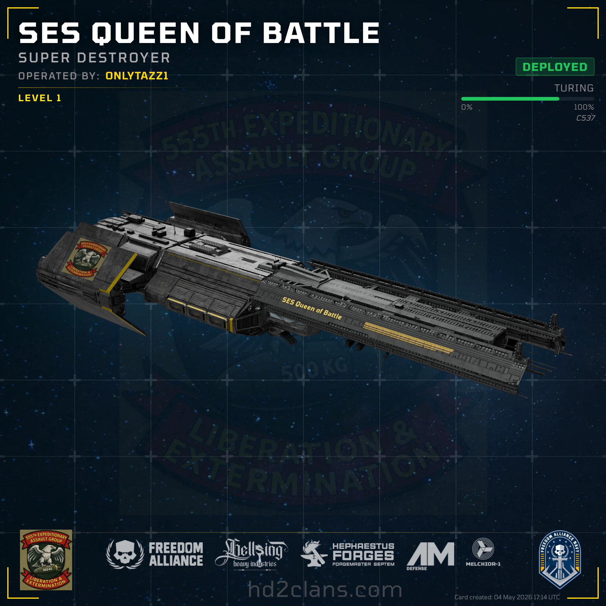 SES Queen of Battle