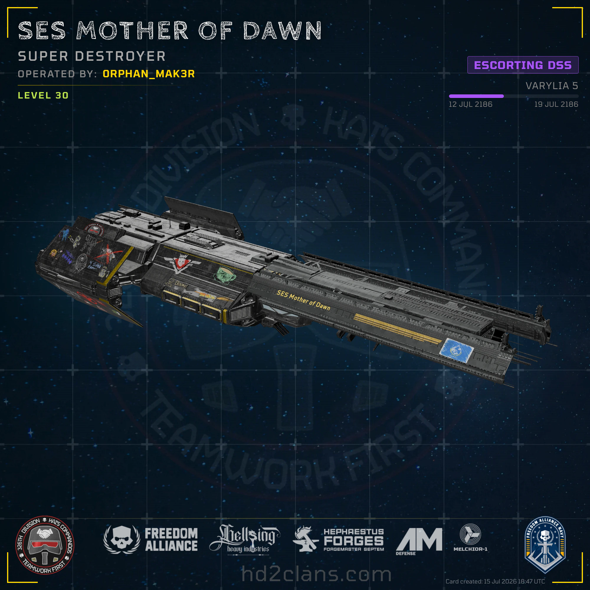 SES Mother of Dawn