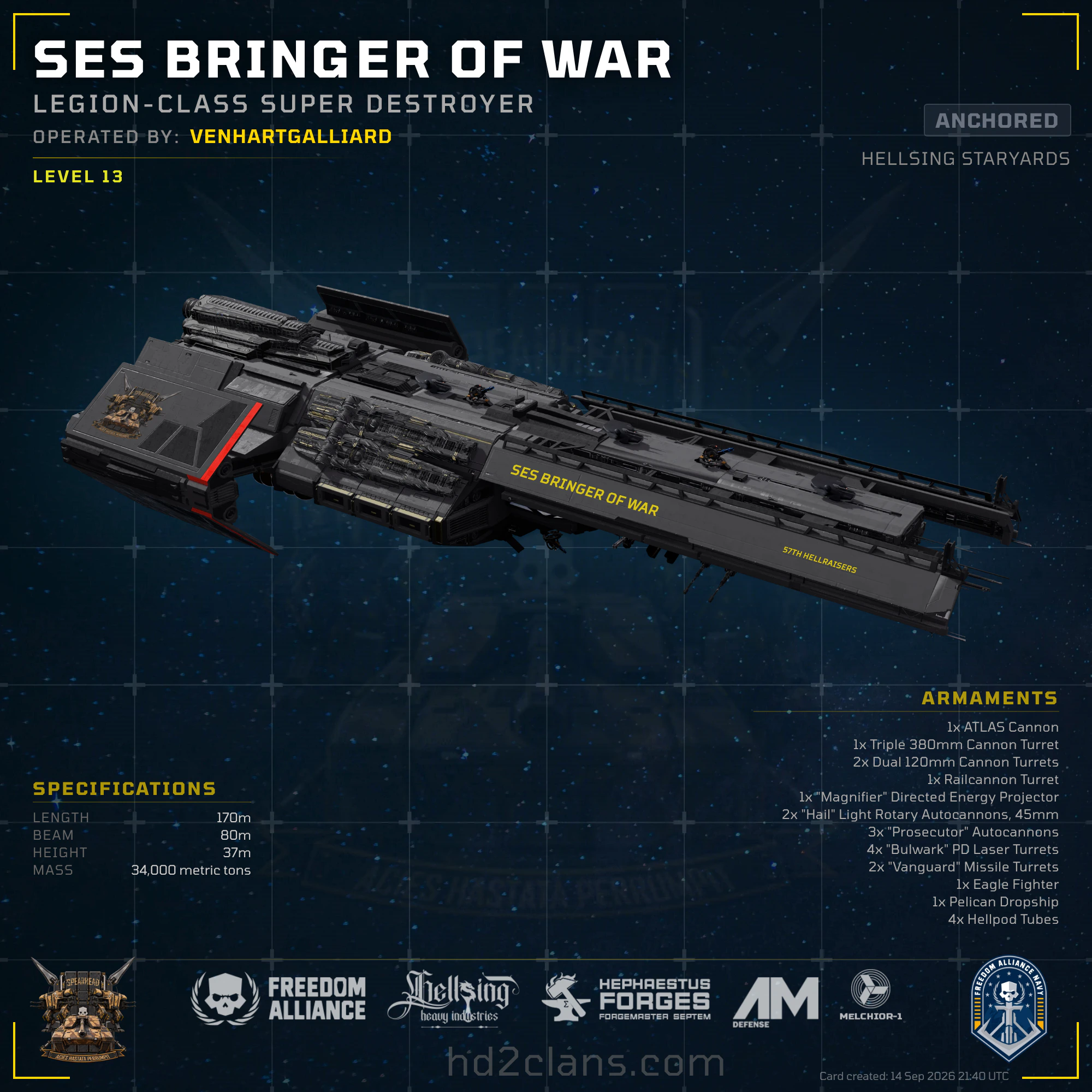 SES Bringer of War
