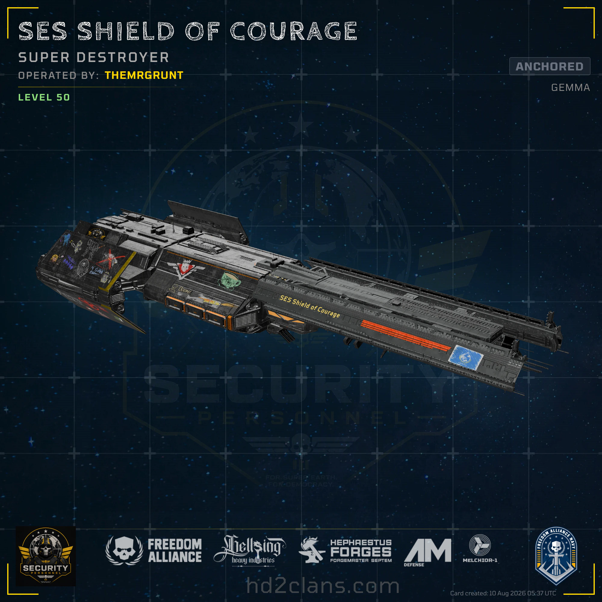 SES Shield of Courage