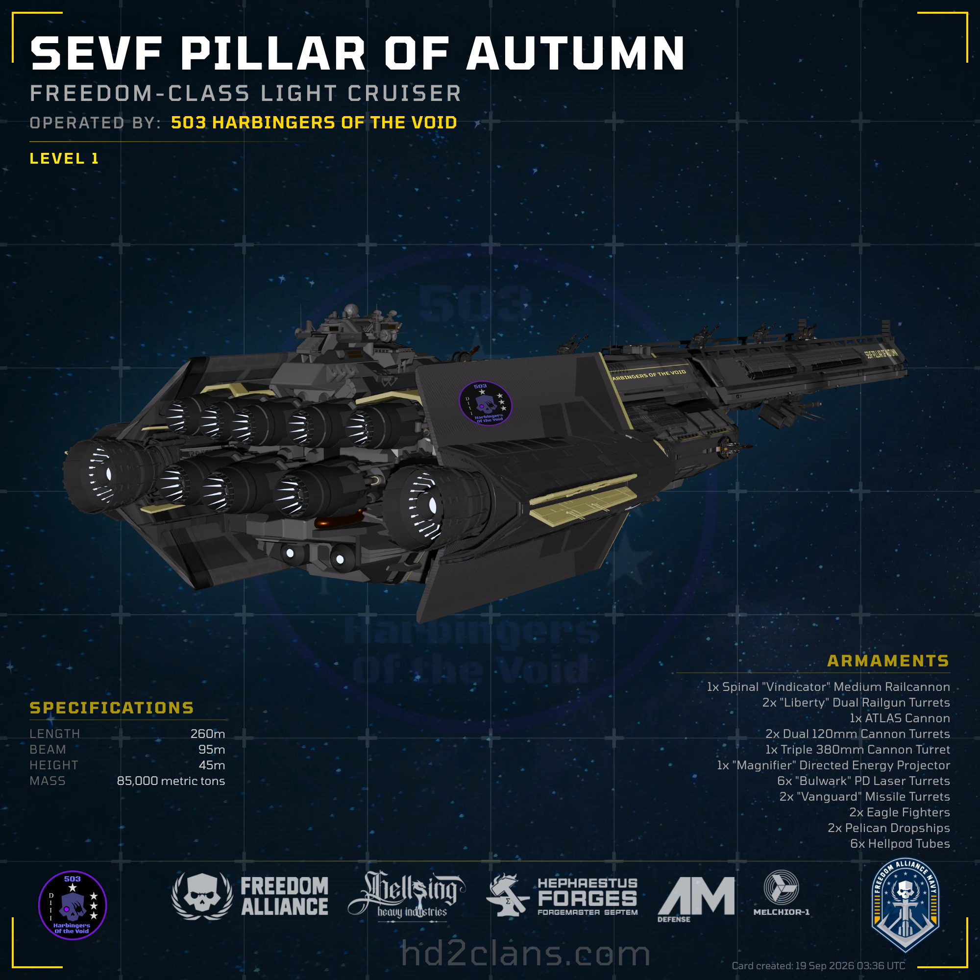 SEVF Pillar of Autumn