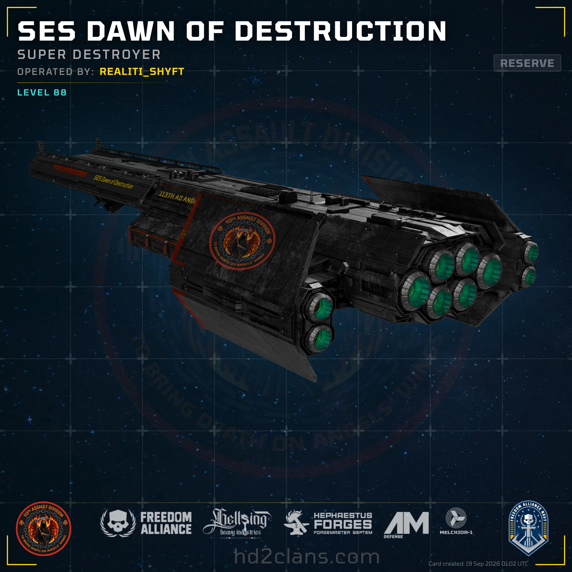 SES Dawn of Destruction