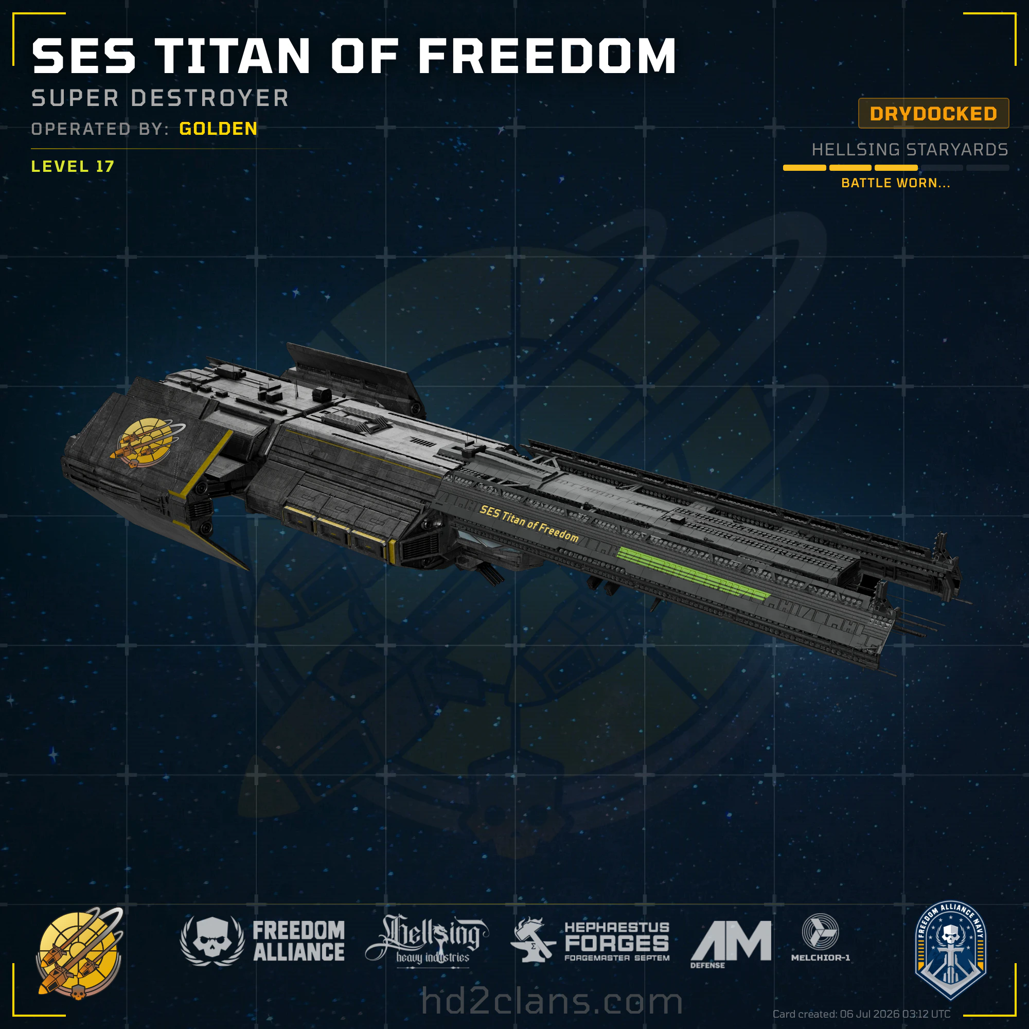 SES Titan of Freedom