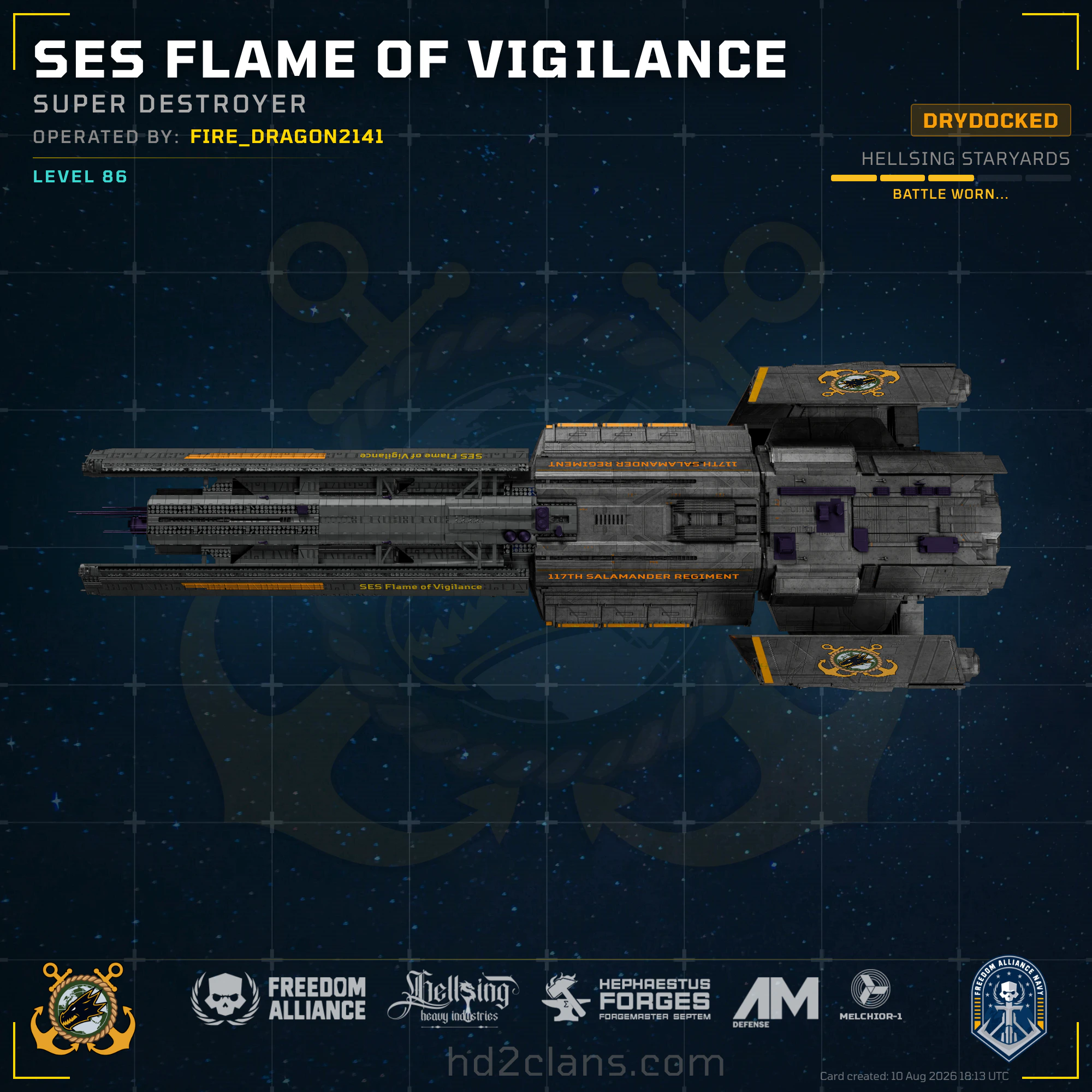 SES Flame of Vigilance