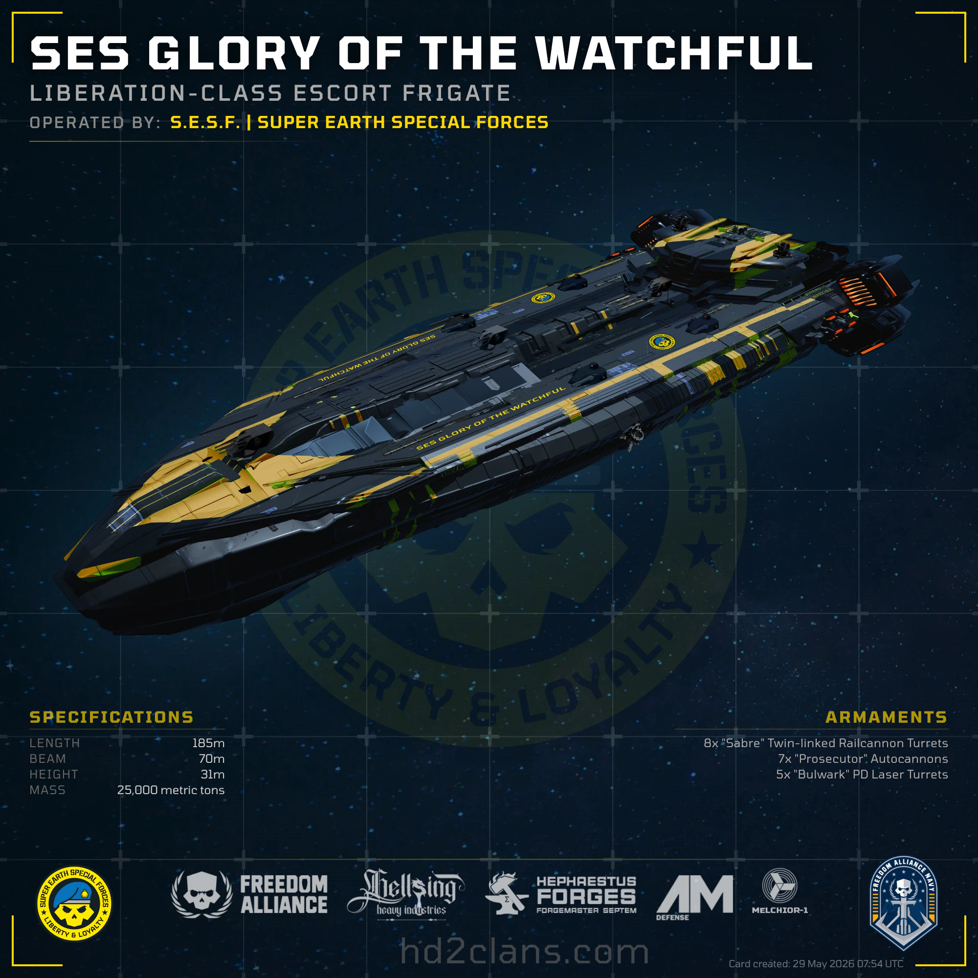 SES Glory of the Watchful