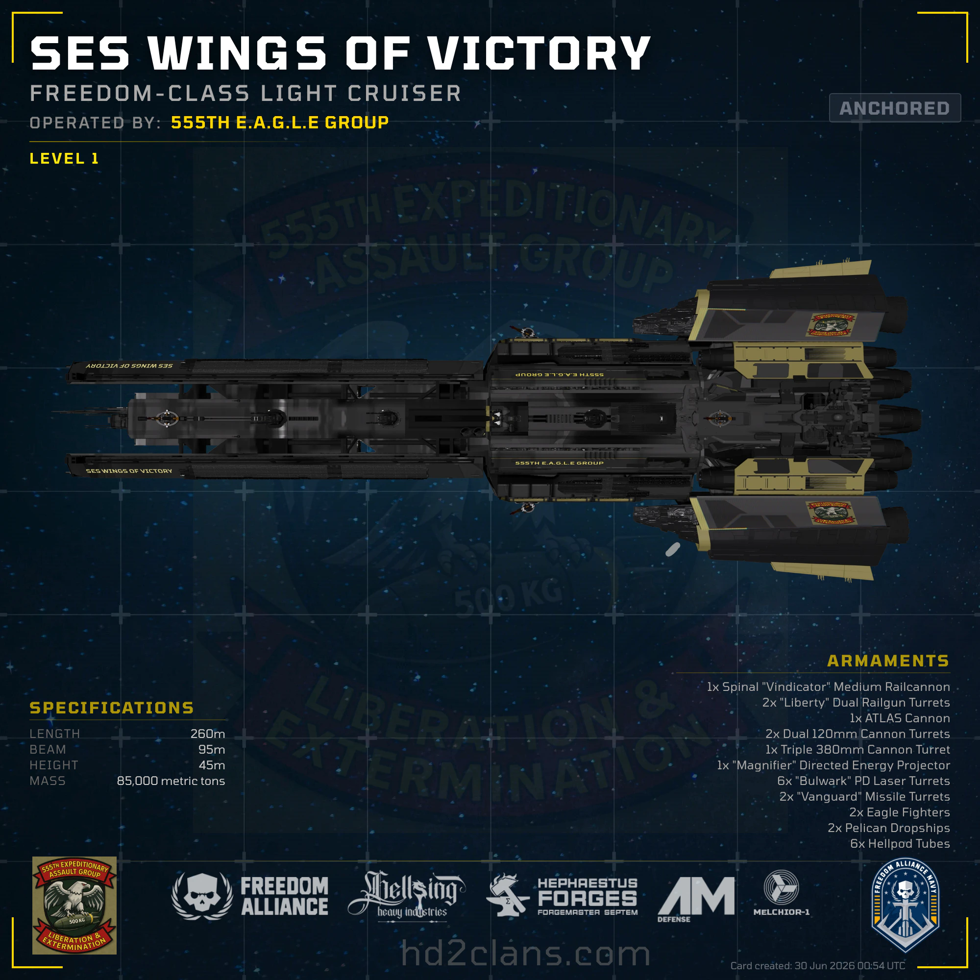 SES Wings of Victory