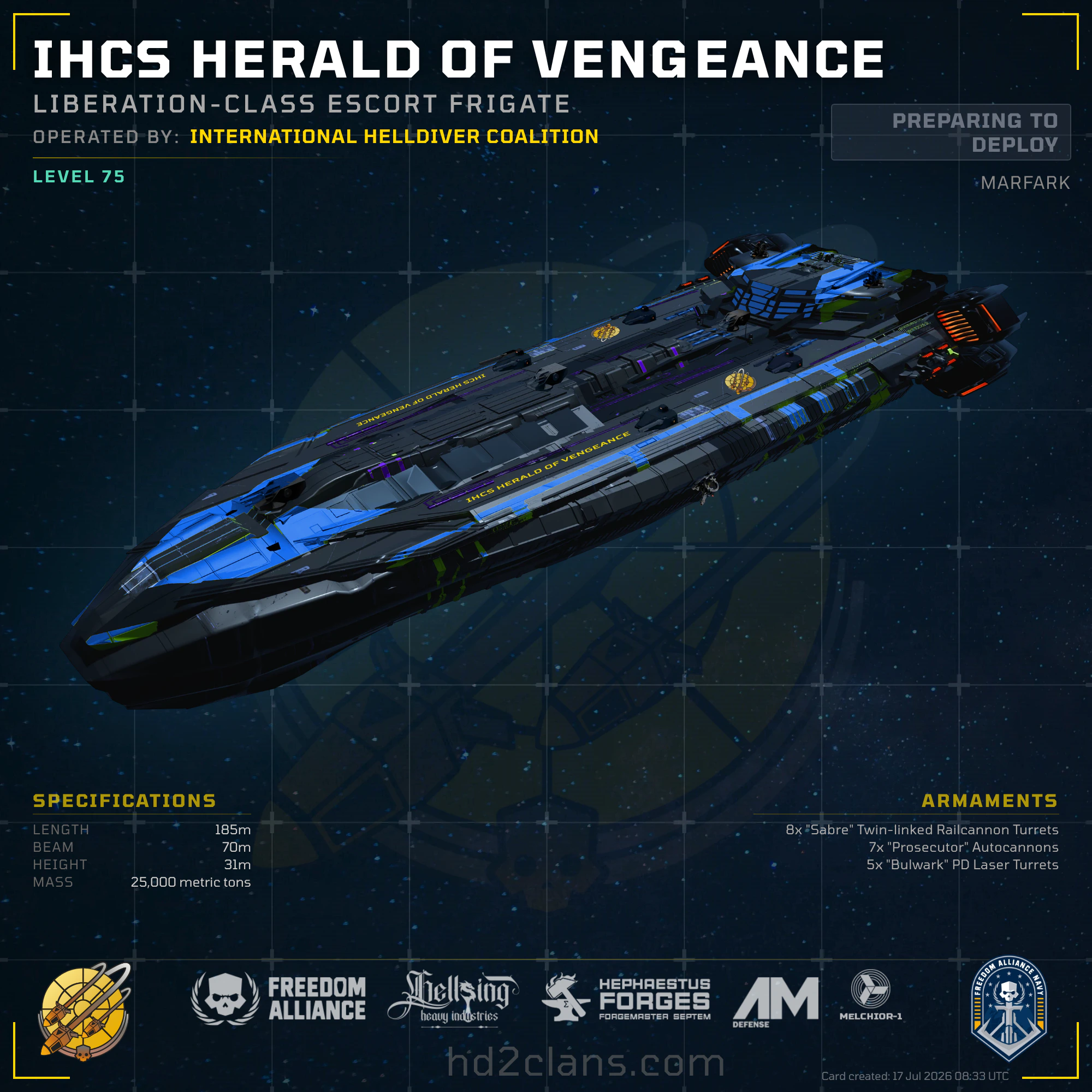 IHCS Herald Of Vengeance