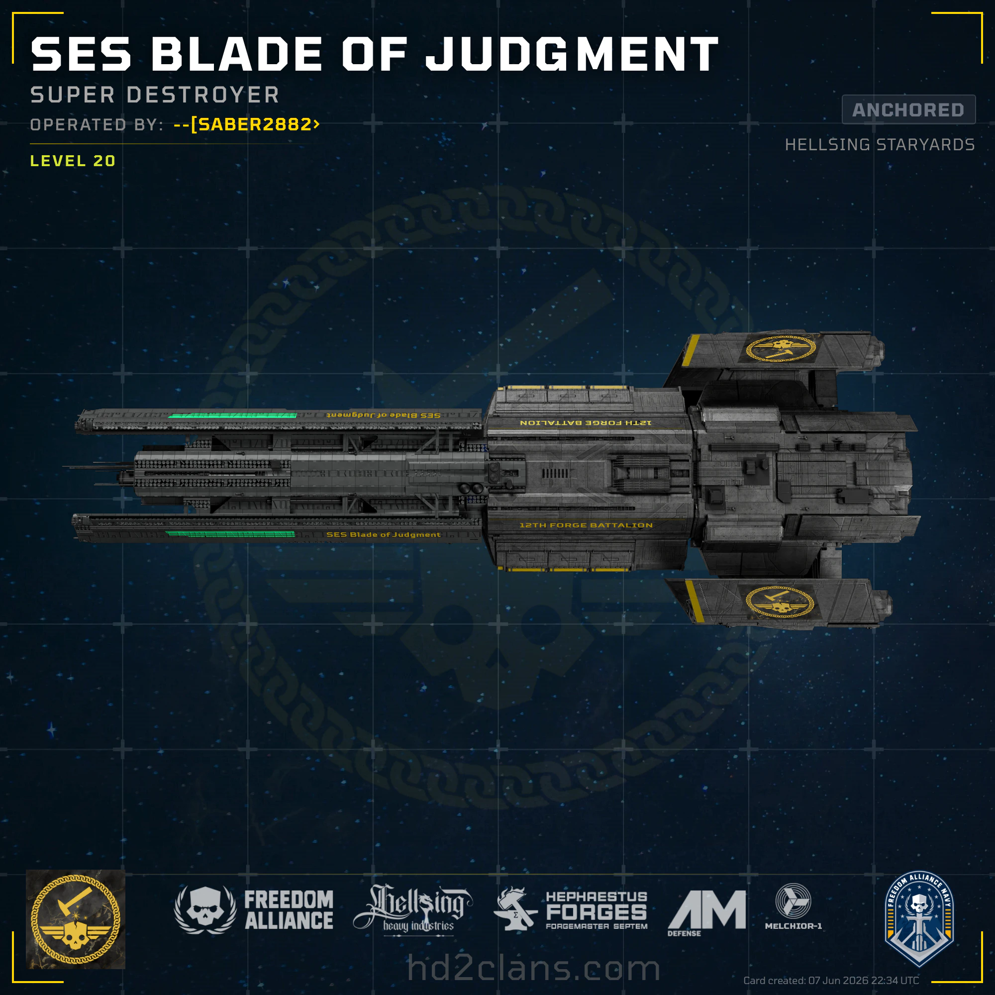 SES Blade of Judgment