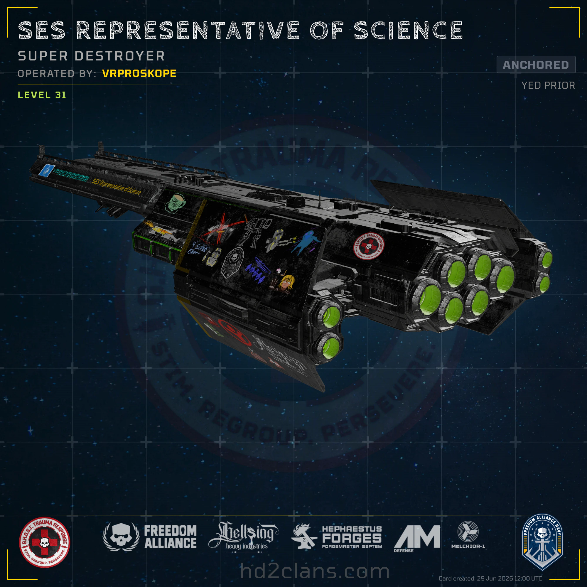 SES Representative of Science