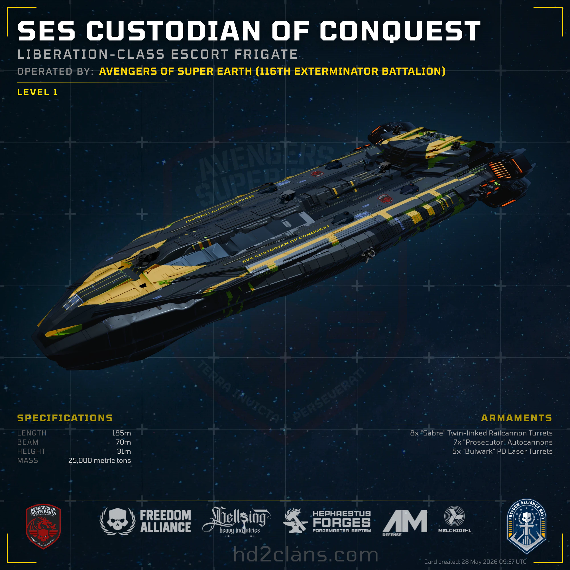 SES Custodian of Conquest